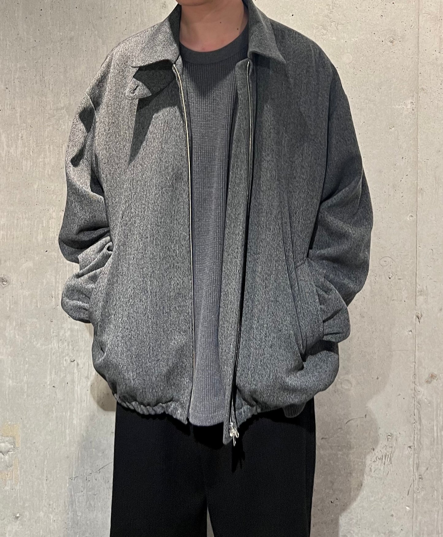 【YOKO SAKAMOTO】OVERSIZED ZIP BLOUSON
