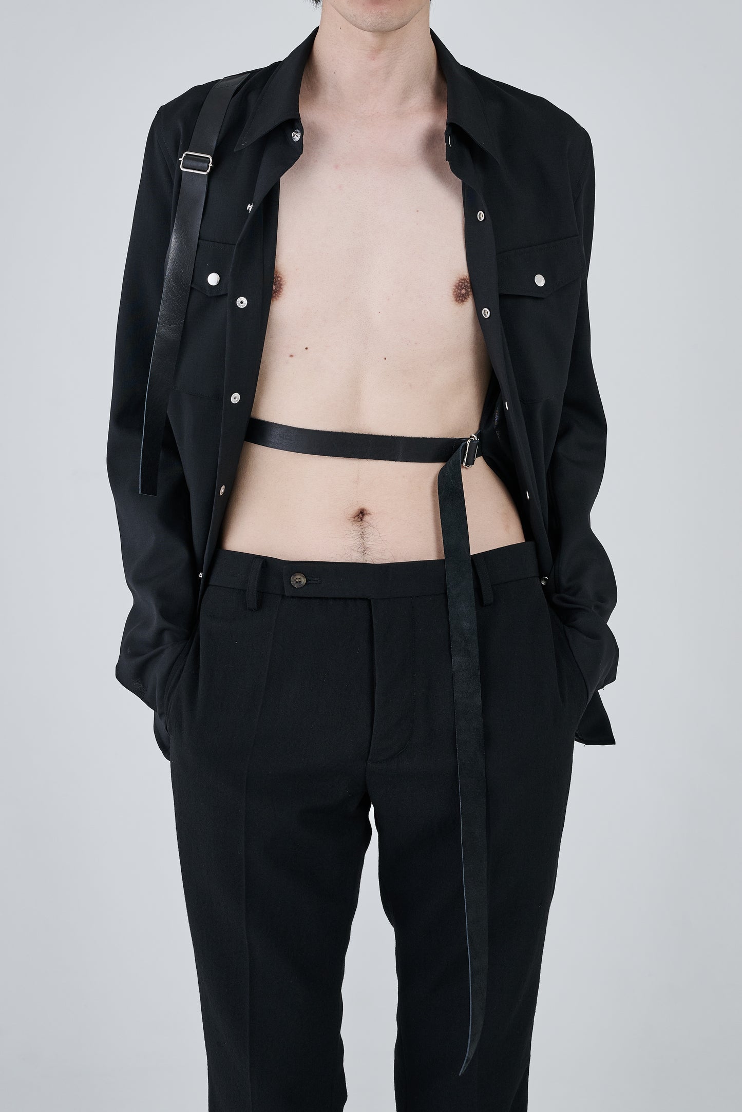 《予約商品》【FRACTION】BONDAGE UTILITY SHIRT
