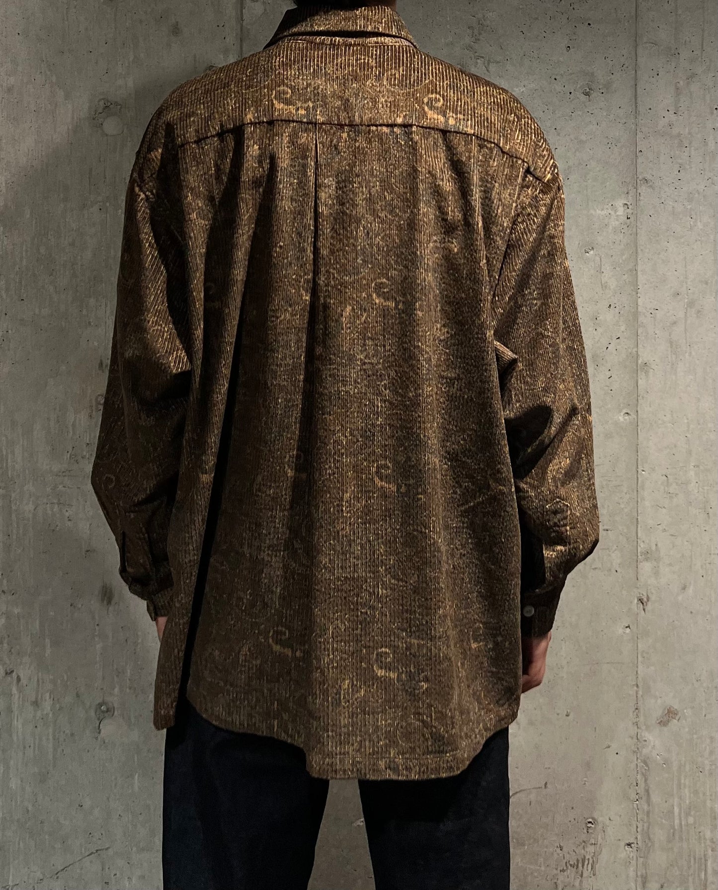 【SOWBOW】SOWBOW SHIRT -A (Wide Fit) PAISLEY CORD