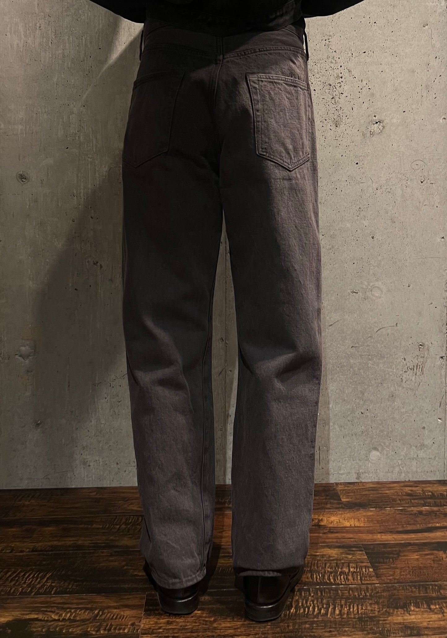 【YOKO SAKAMOTO】5POCKET STRAIGHT PANTS ( SUMI INK )