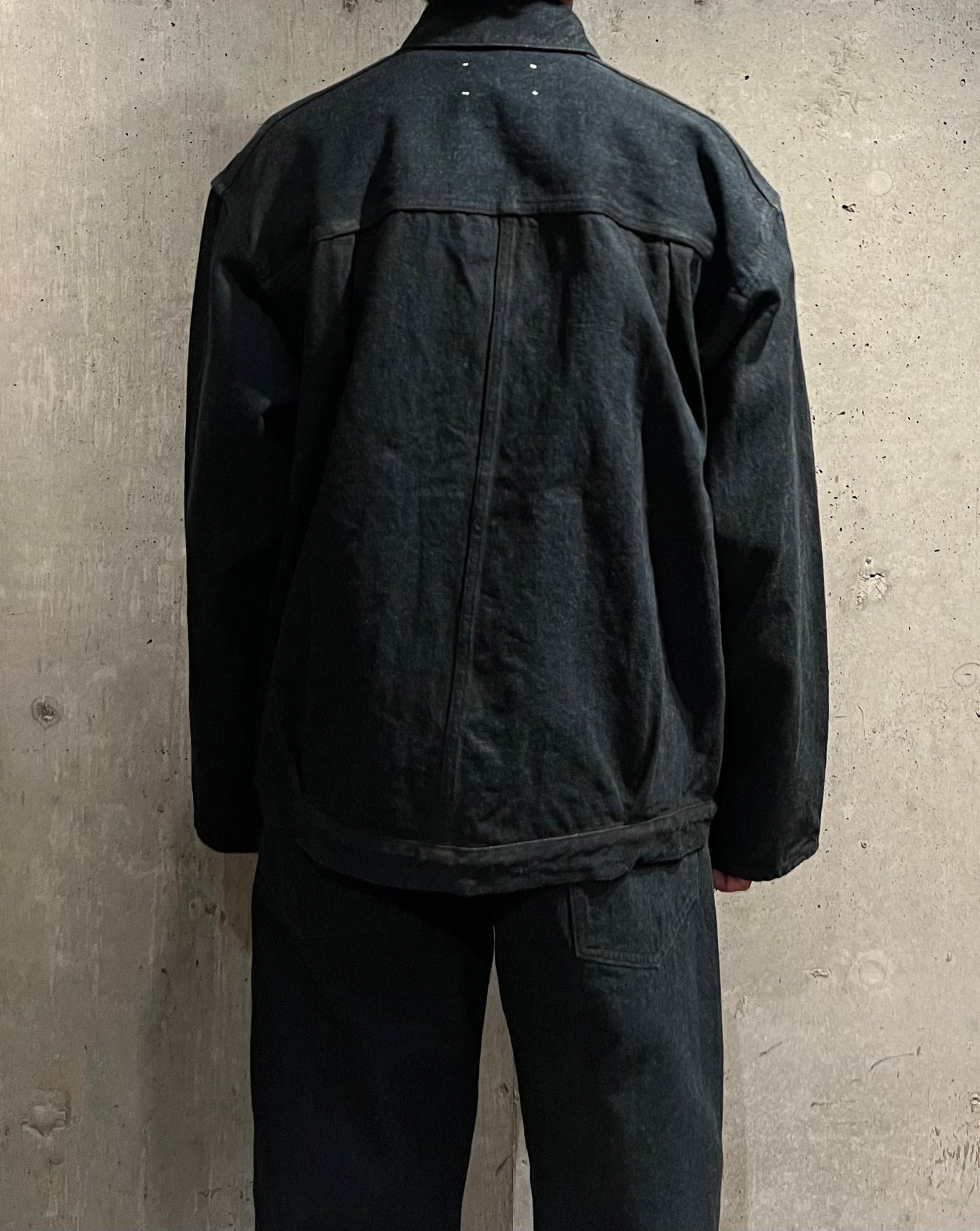 【YOKO SAKAMOTO】PLEATS JACKET ( YELLOW OCHRE )