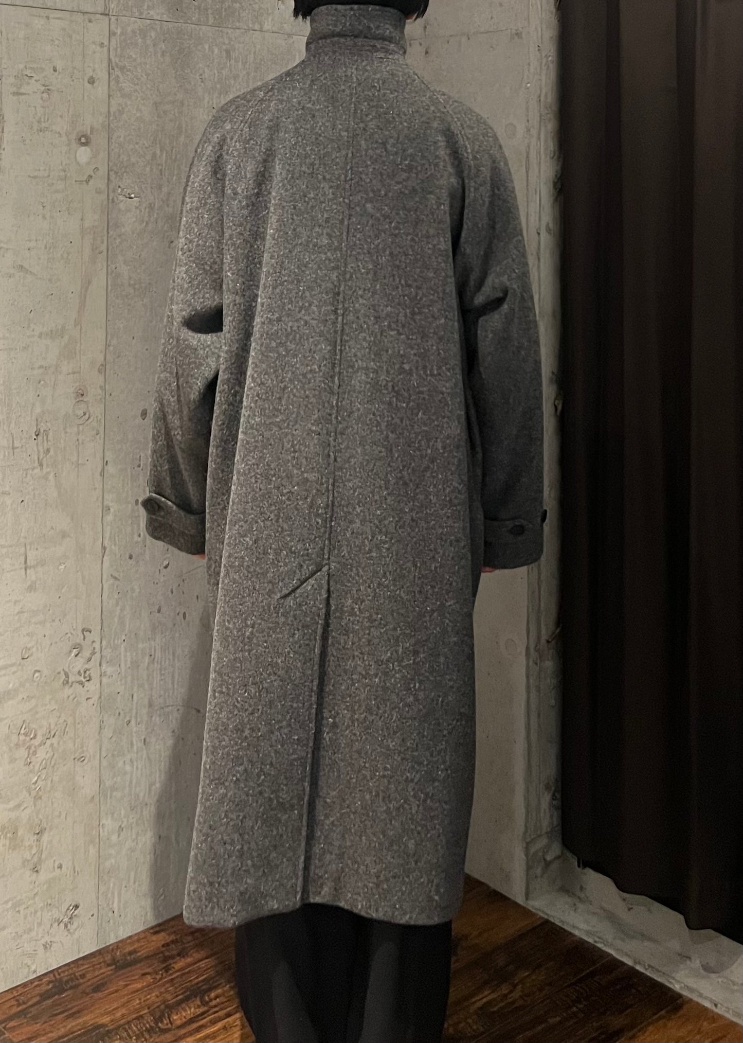 【YOKO SAKAMOTO】BAL COLLAR COAT (CHARCOAL GRAY)