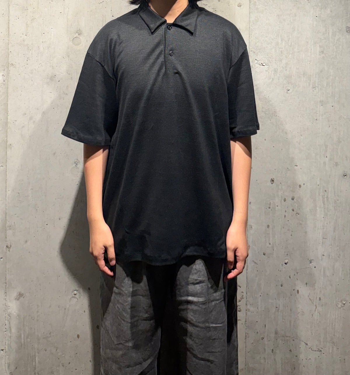 【YOKO SAKAMOTO】POLO(BLACK)