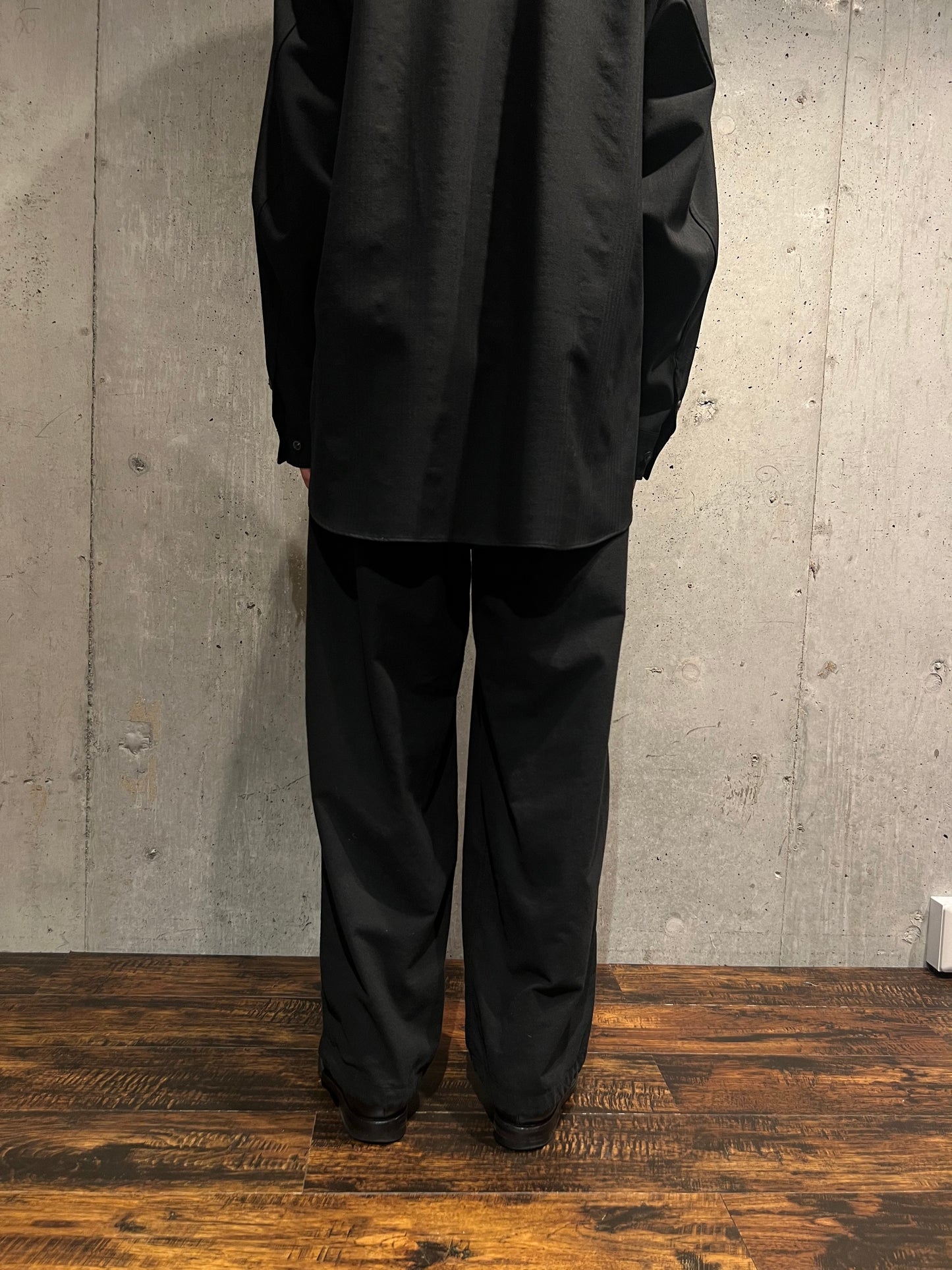 【YOKO SAKAMOTO】BRUSHED COTTON WIDE PANTS