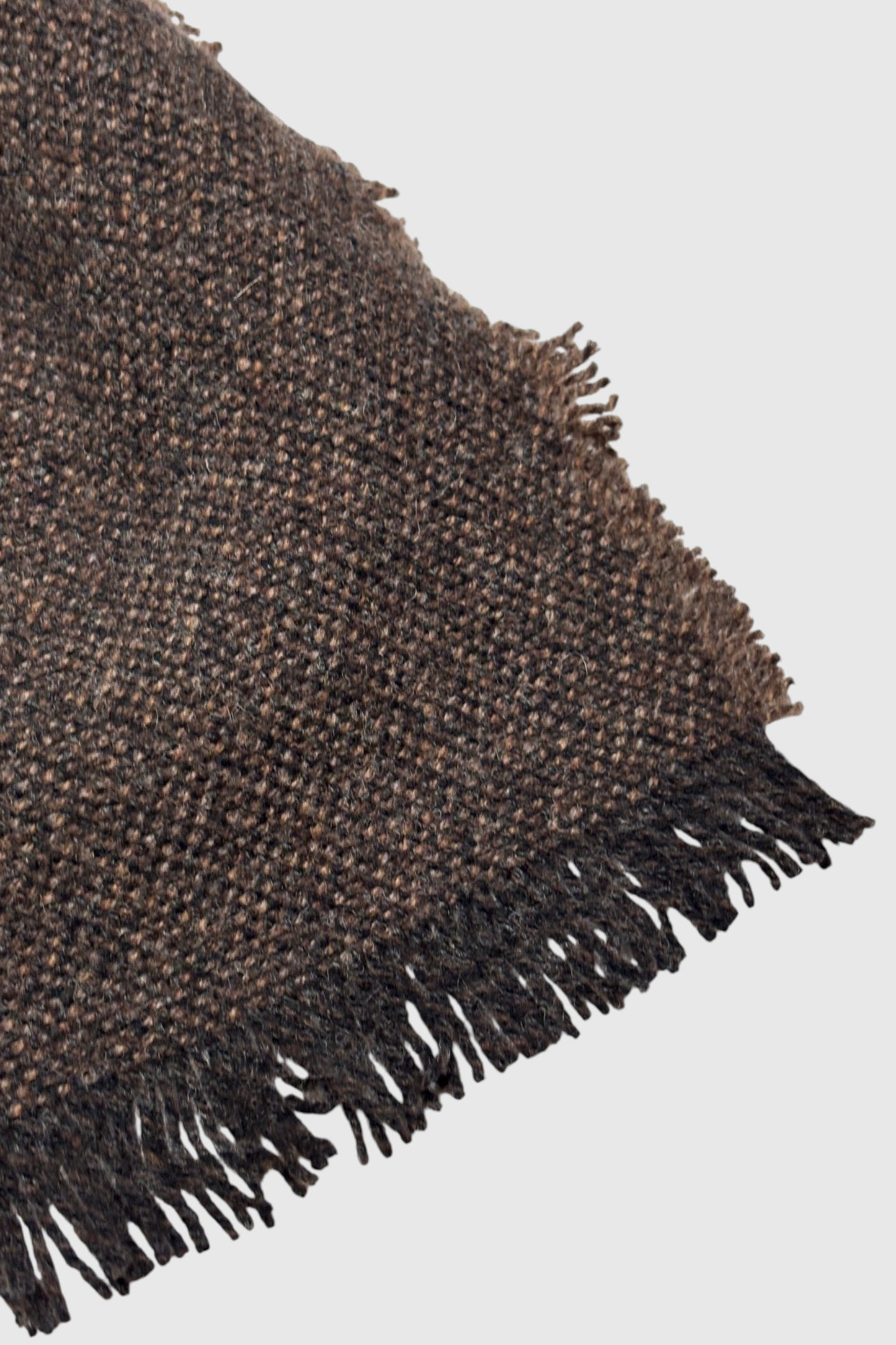 【YOKO SAKAMOTO】WOOL LONG SCARF(BROWN)