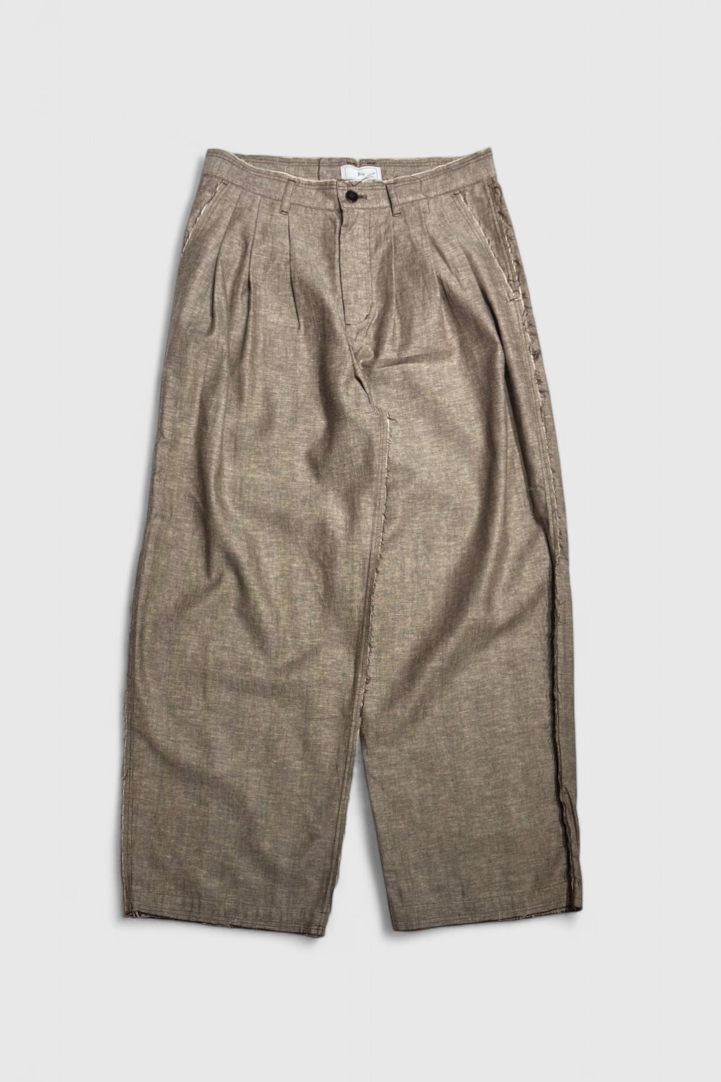 【Urig】HRB SCHADEN 3TUCK PANTS NL(BROWN)