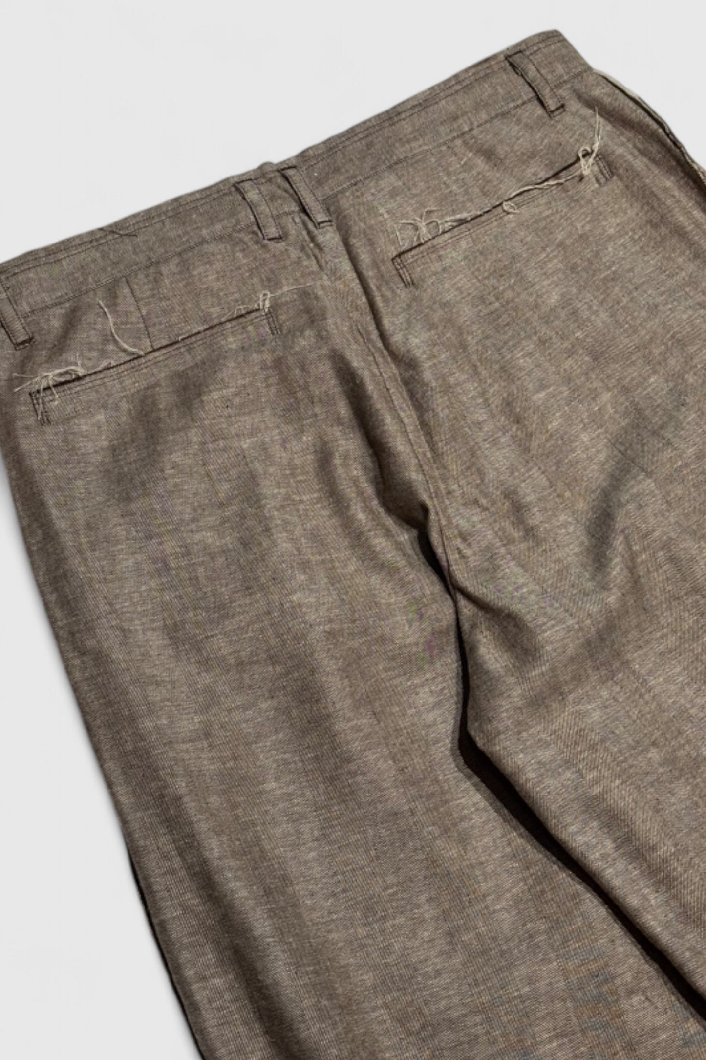 【Urig】HRB SCHADEN 3TUCK PANTS NL(BROWN)
