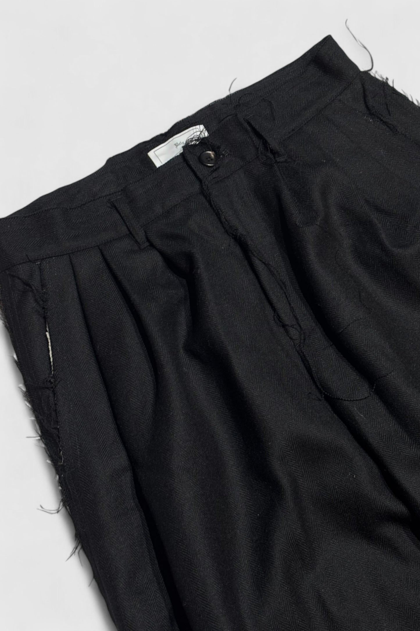 【Urig】ALPACA SAXONY SCHADEN 3TUCK PANTS