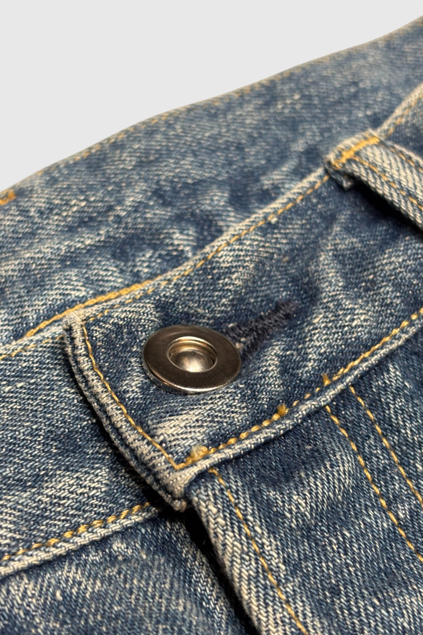 【YOKO SAKAMOTO】5POCKET STRAIGHT PANTS (FADE INDIGO)