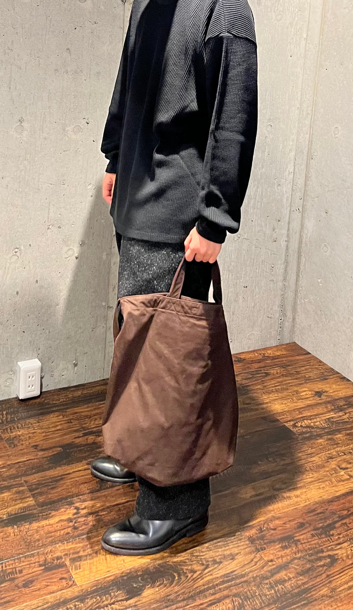 【YOKO SAKAMOTO】RESEARCHER BAG - LARGE (BROWN-NU)