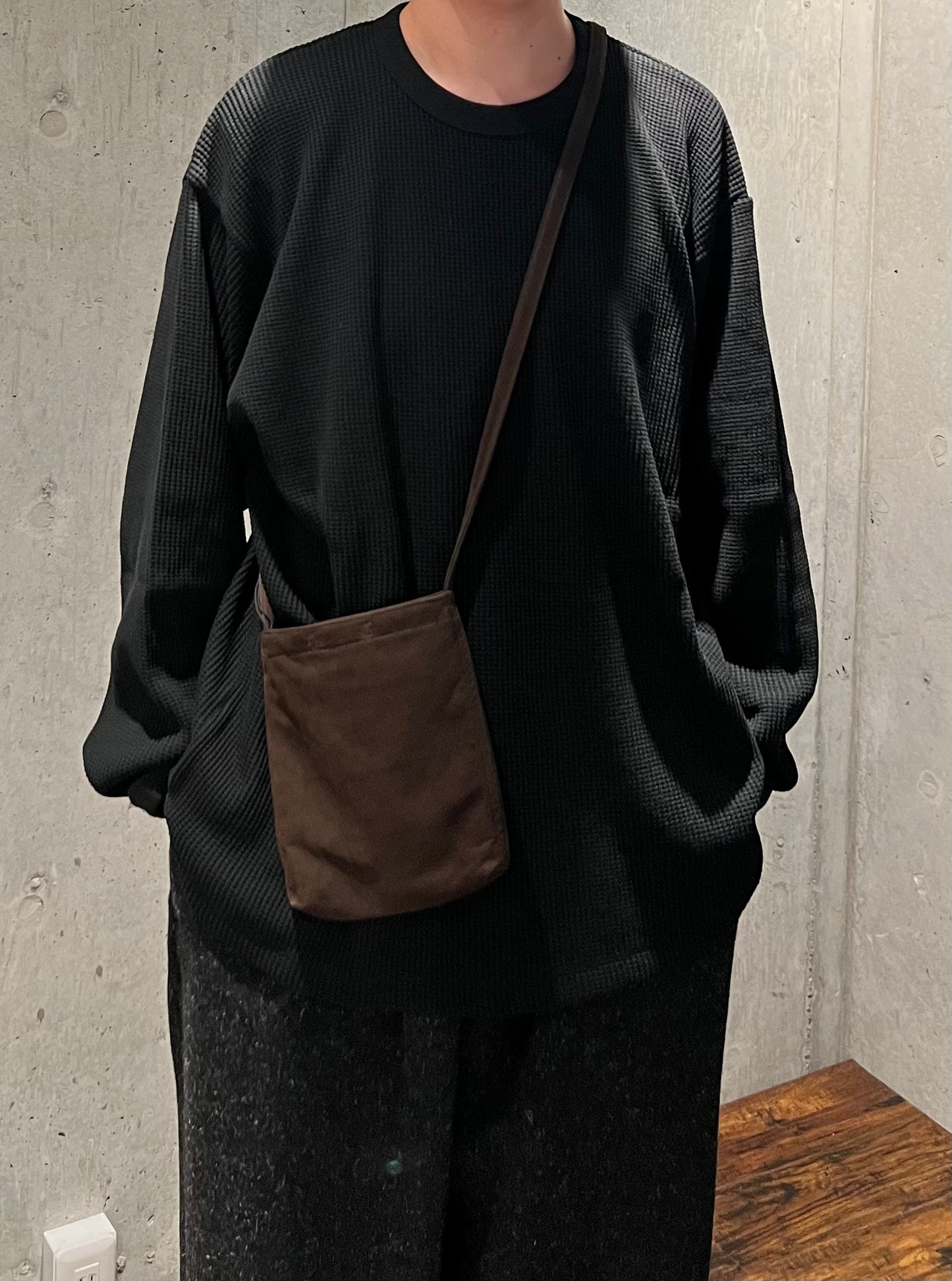 【YOKO SAKAMOTO】RESEARCHER BAG - SMALL (BROWN-NU)