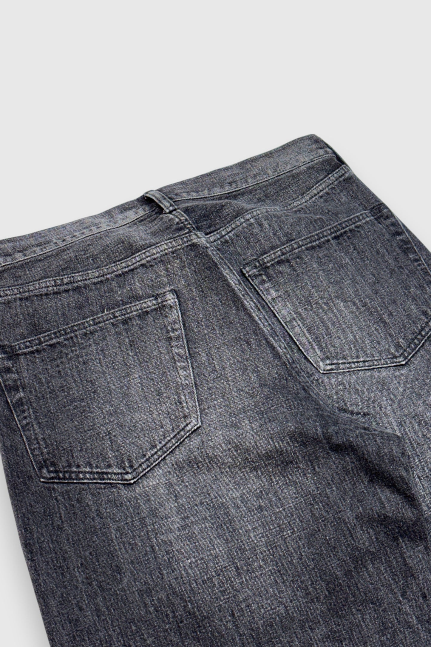 【YOKO SAKAMOTO】5POCKET STRAIGHT PANTS (FADE BLACK)
