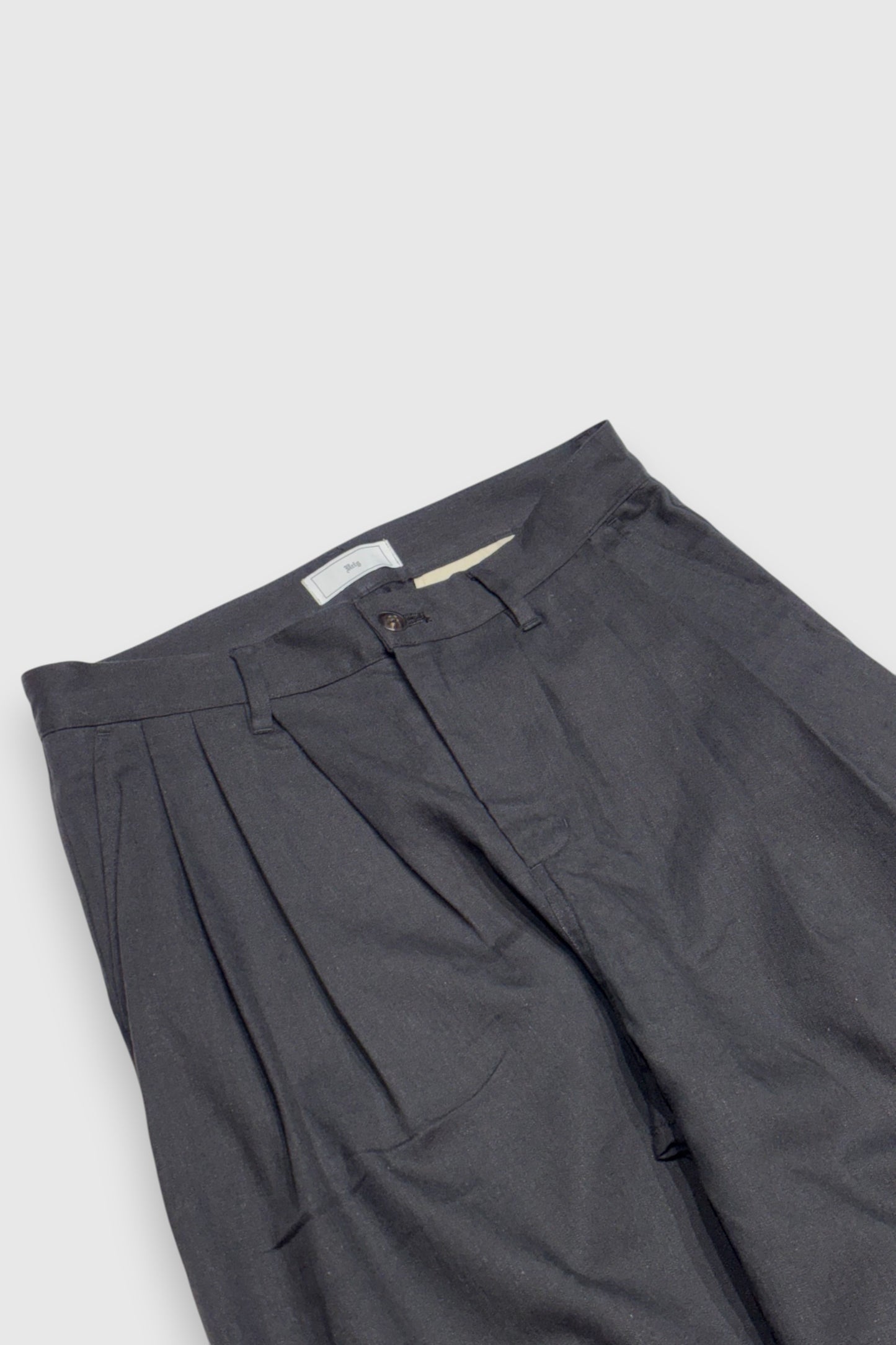 【Urig】HERRINGBONE 3TUCK PANTS NL
