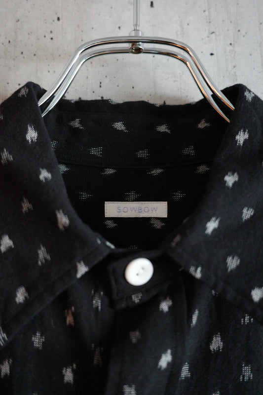 【SOWBOW】SOWBOW SHIRT -G "KURUME-KASURI" POLKA DOTS