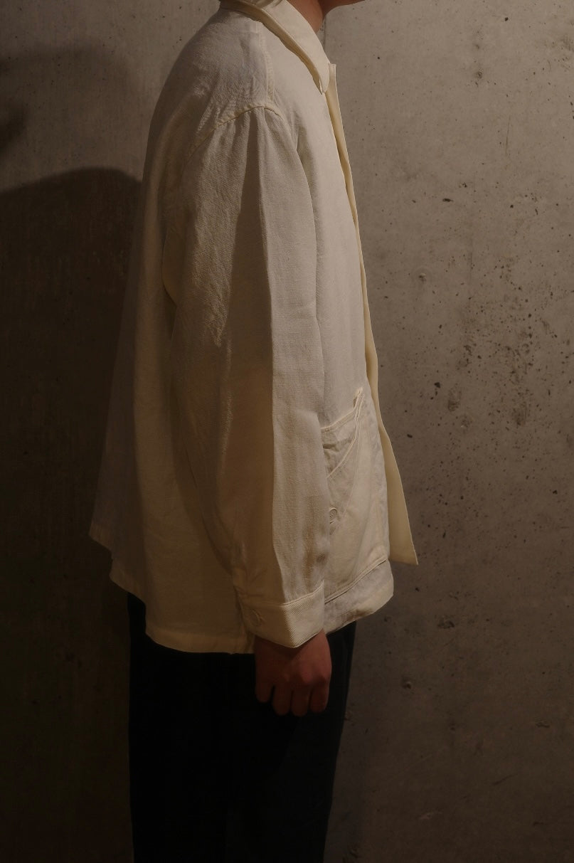 【MITTAN】和紙大麻ジャケット（白）