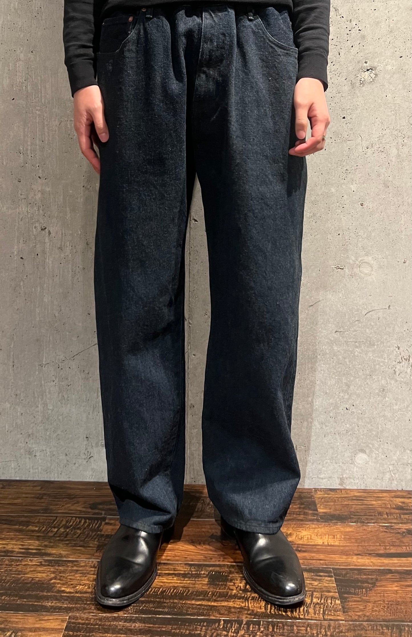 【YOKO SAKAMOTO】5POCKET EASY PANTS ( YELLOW OCHRE )