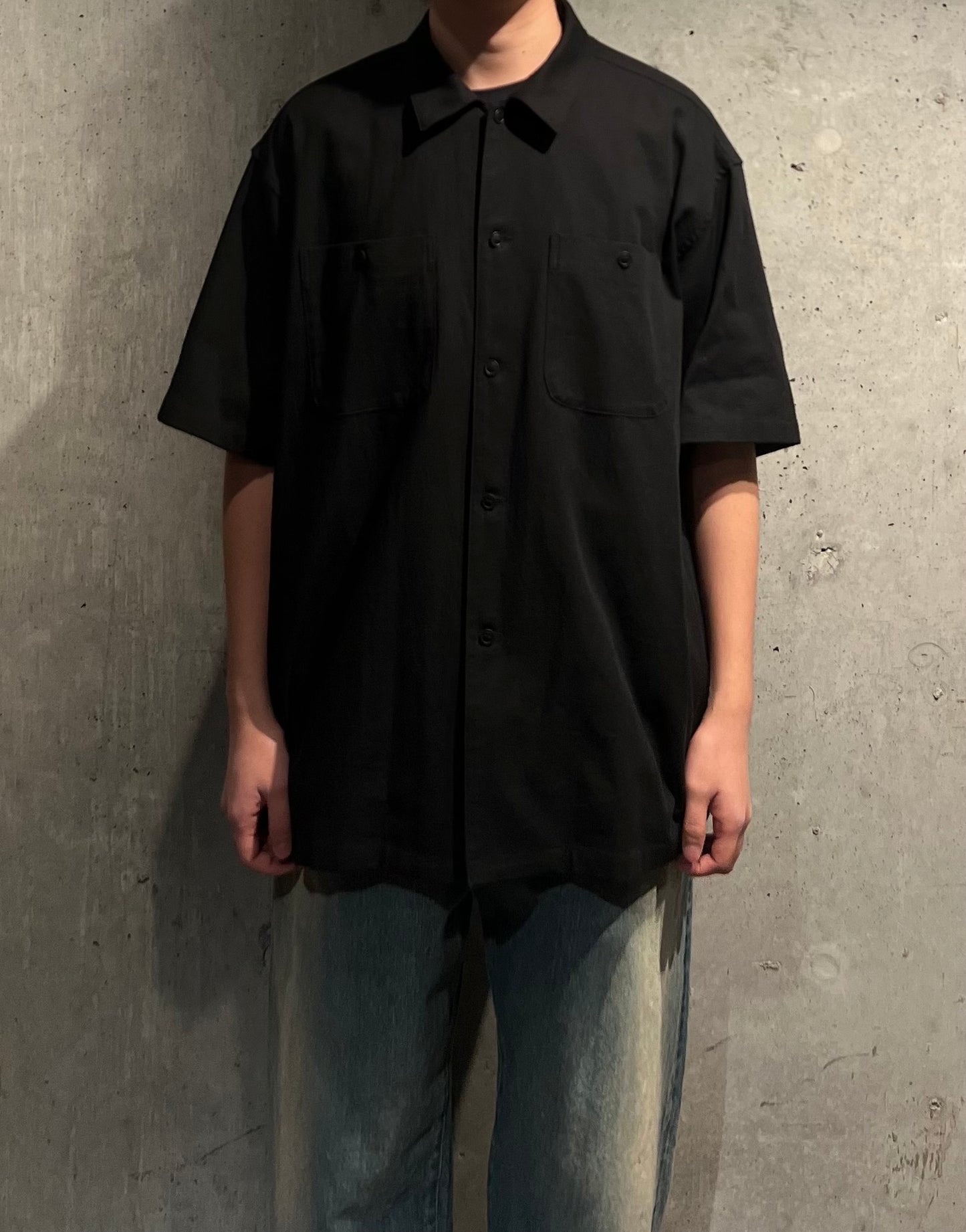 【YOKO SAKAMOTO】UTILITY S/S SHIRT(BLACK)