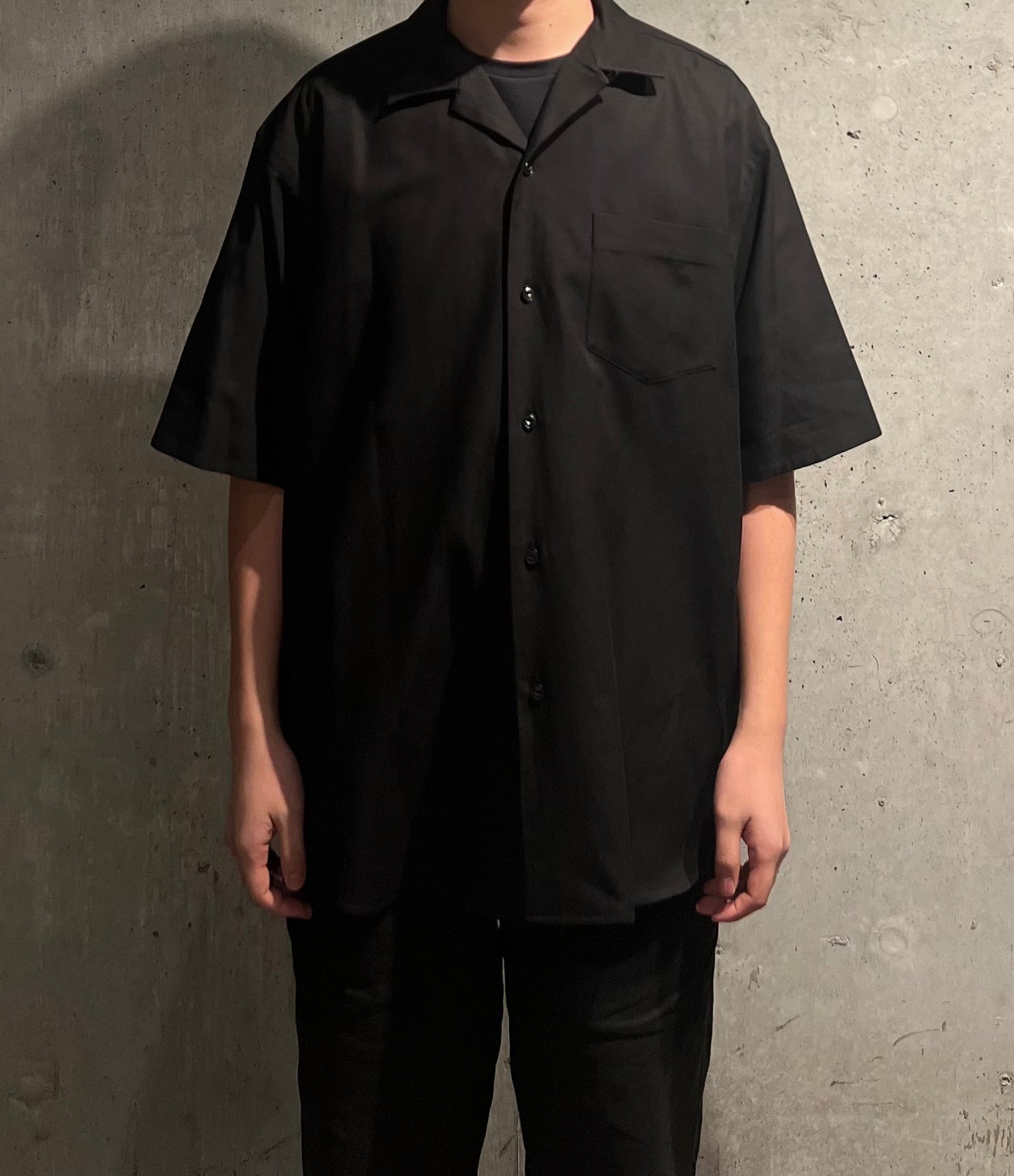 YOKO SAKAMOTO】OPEN COLLAR S/S SHIRT – NOUNZ