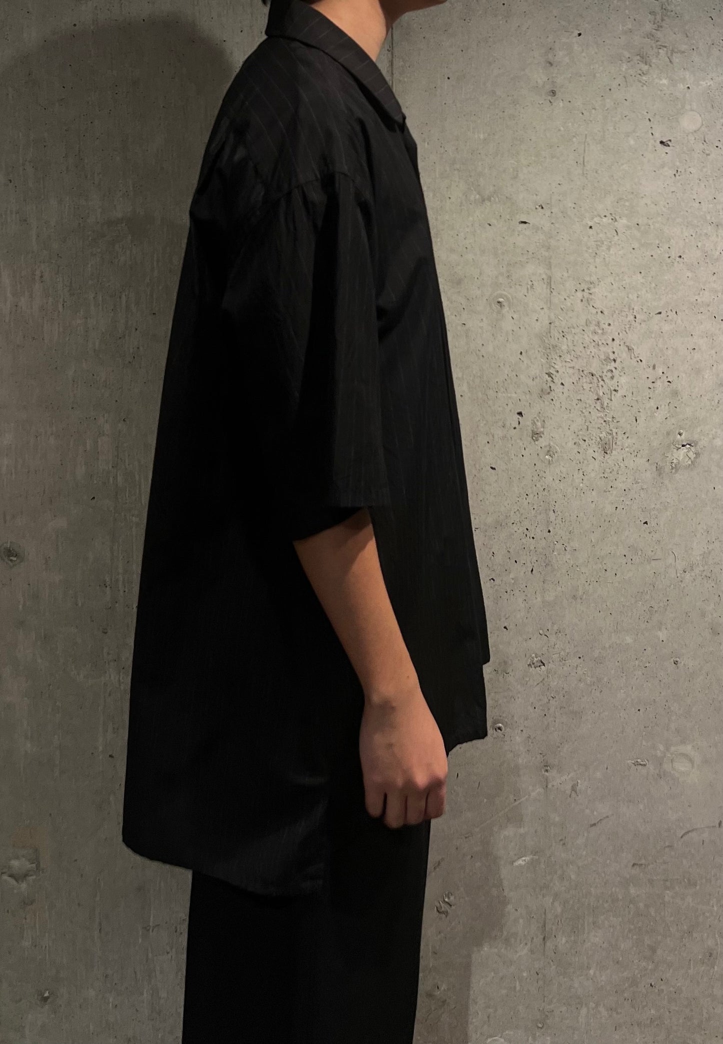 【YOKO SAKAMOTO】OPEN COLLAR SHIRT