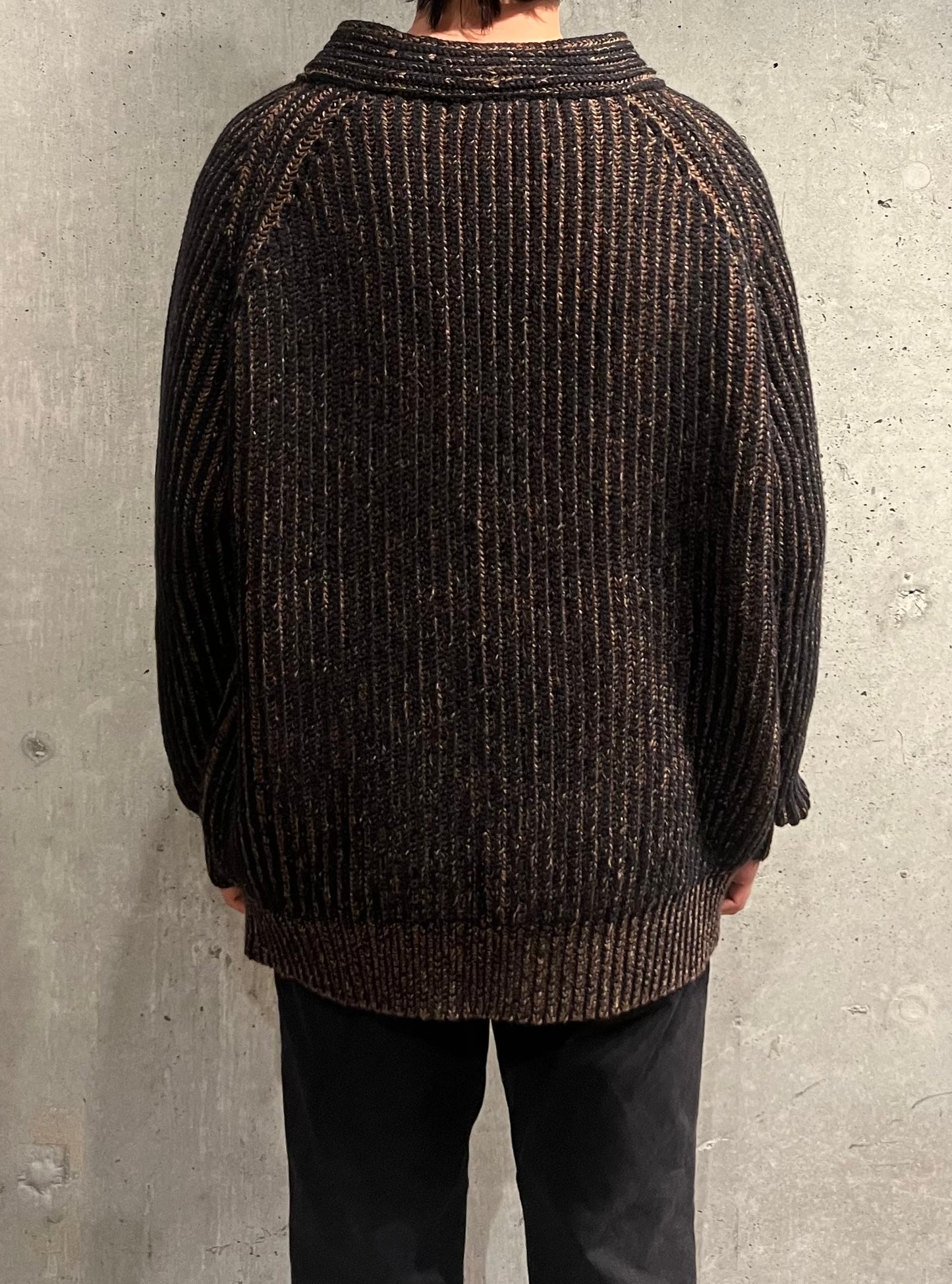 【Slopeslow】V neck cardigan(railroader)