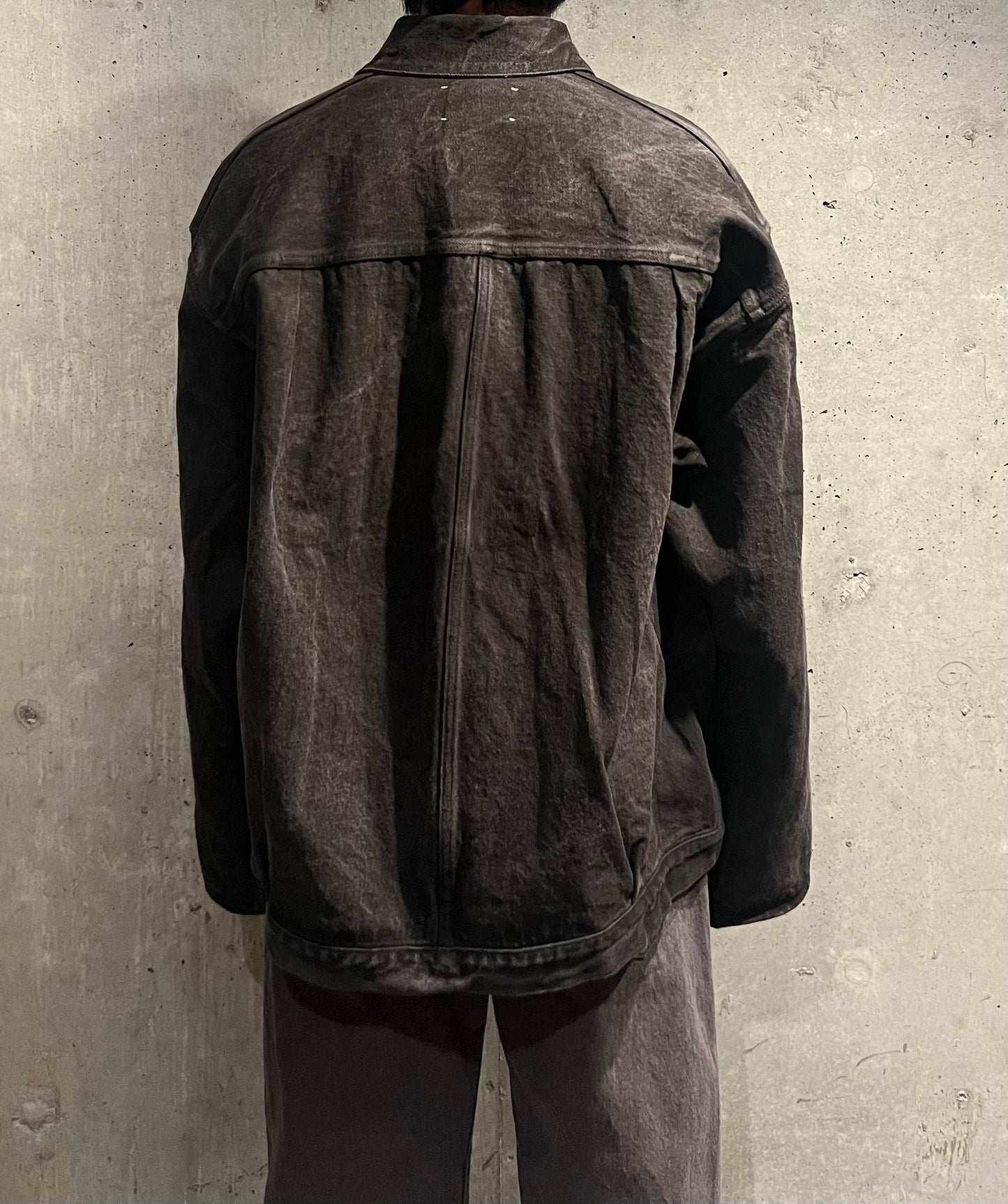 【YOKO SAKAMOTO】PLEATS JACKET ( SUMI INK )