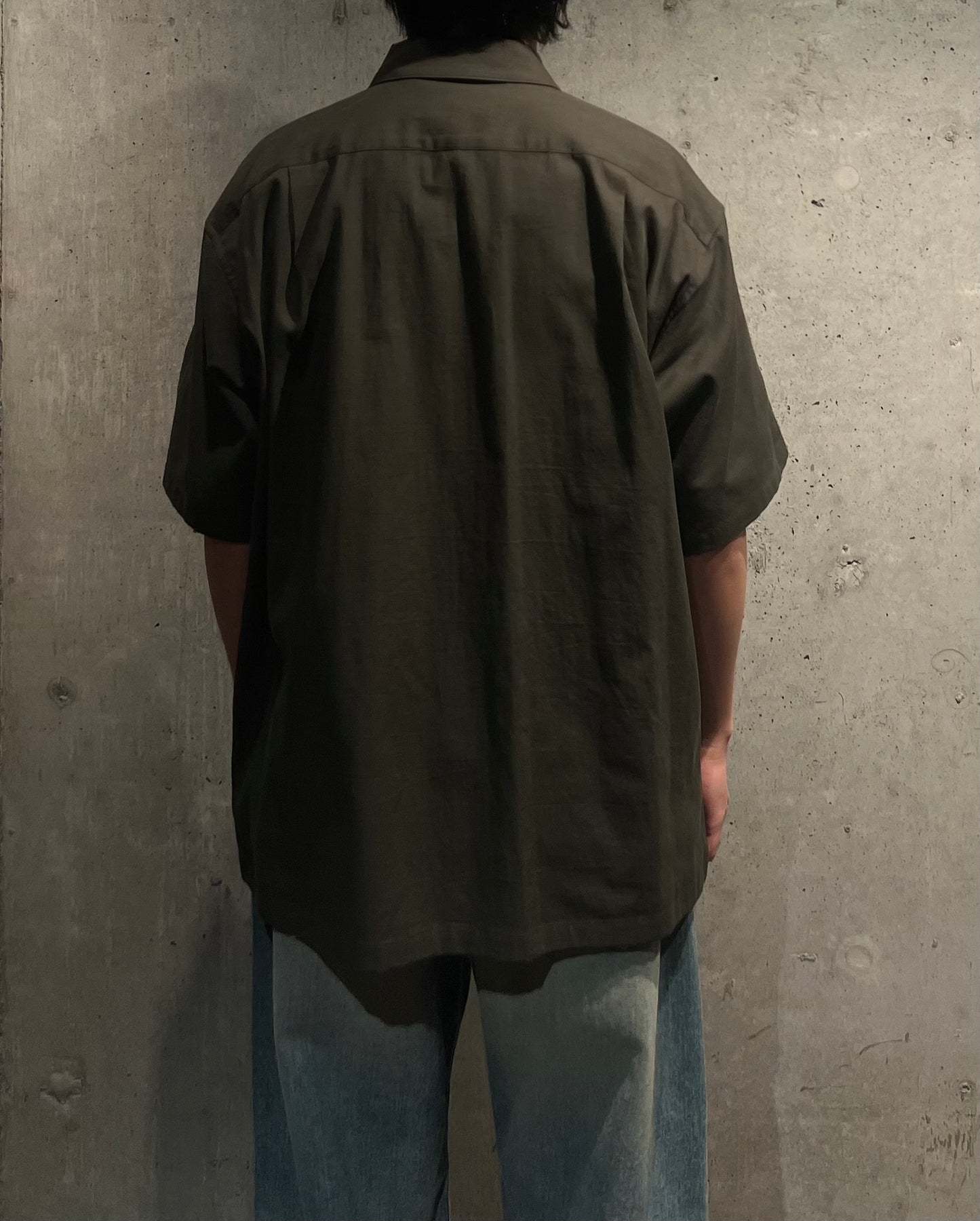 【YOKO SAKAMOTO】UTILITY S/S SHIRT(OLIVE)