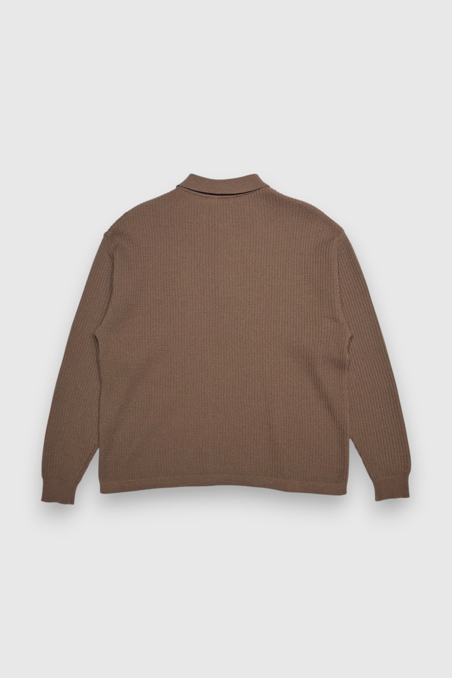 【LOYM】KNIT POLO　BROWN