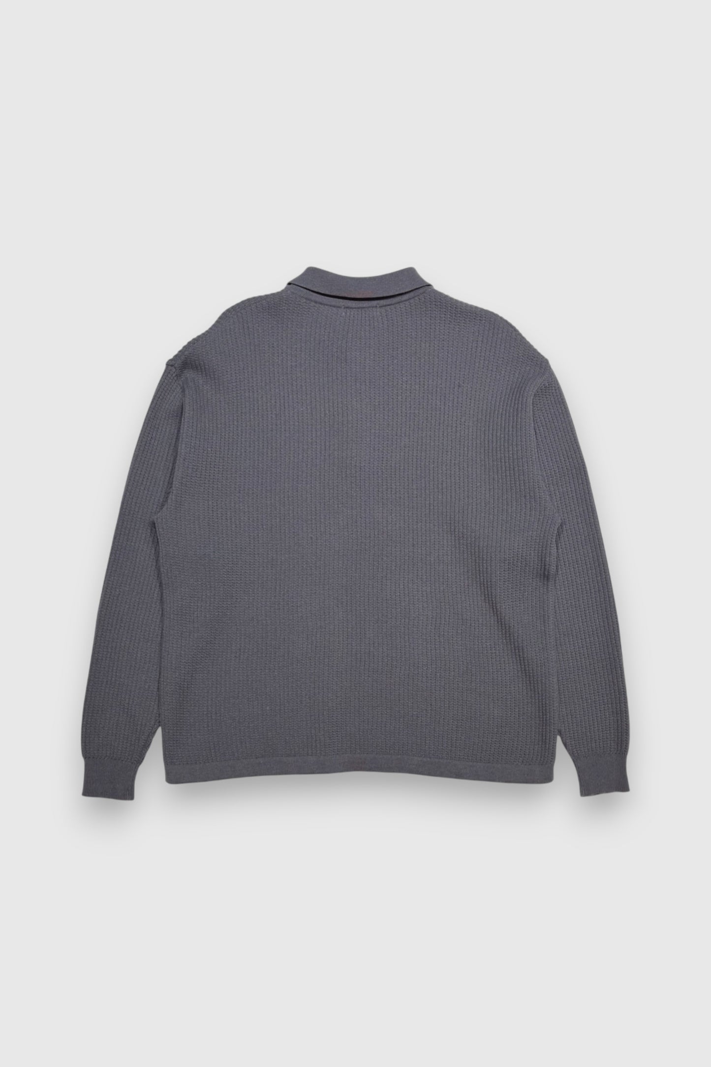 【LOYM】KNIT POLO GRAY