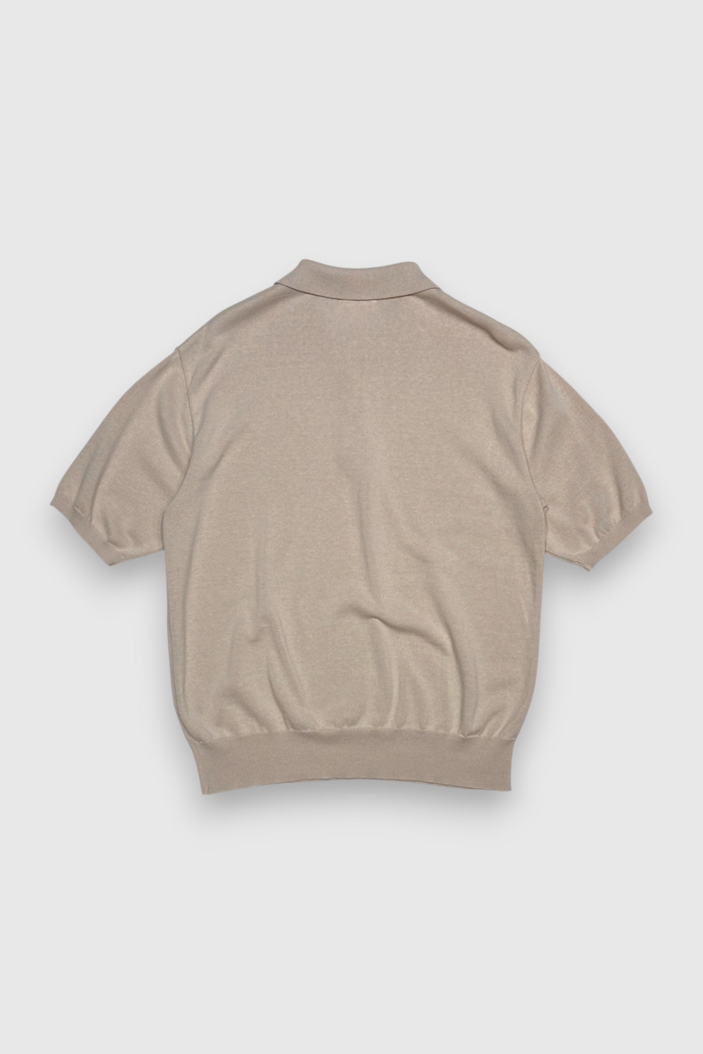 【LOYM】KNIT POLO HALF SLEEVE　ECRU