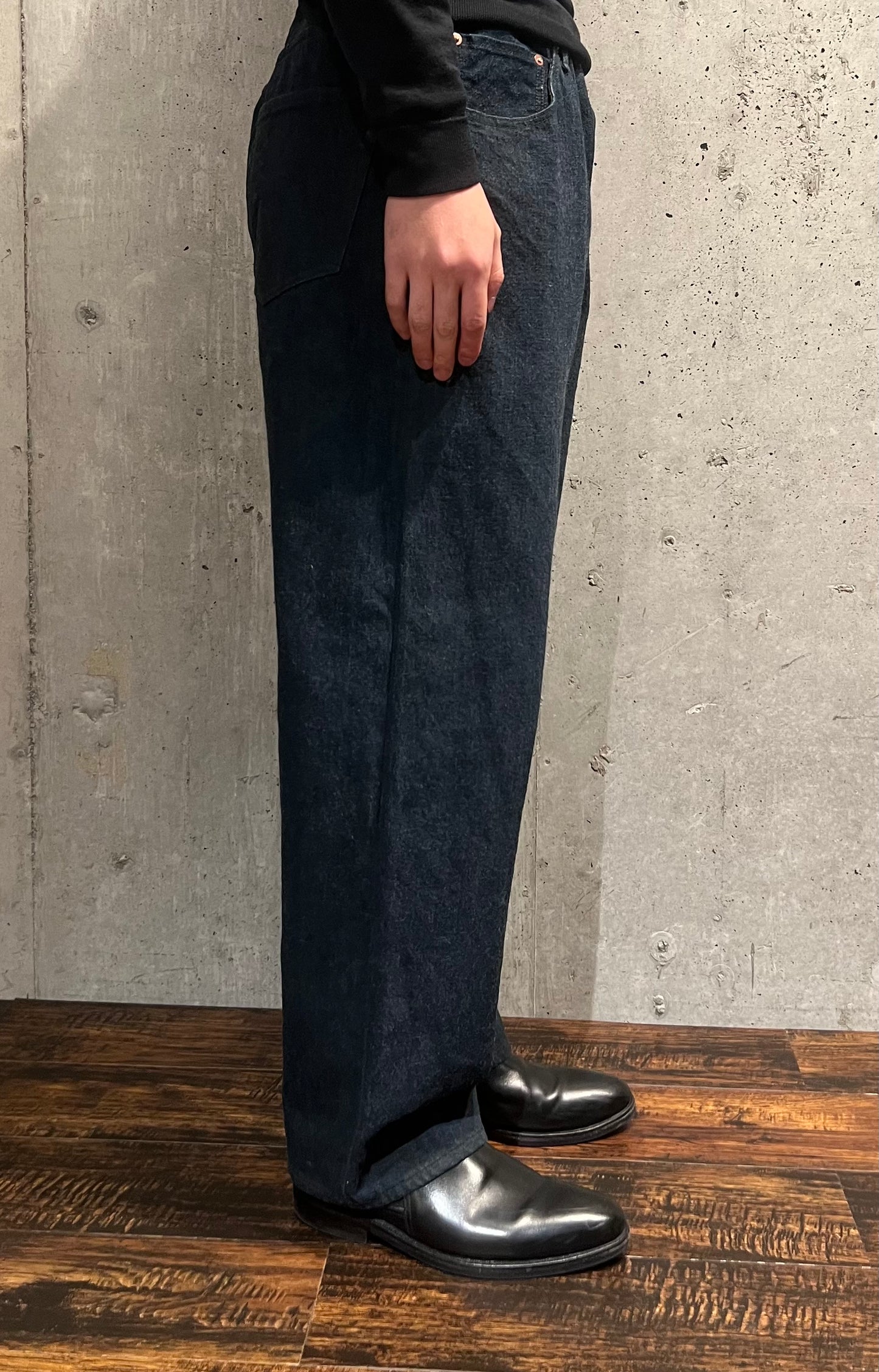 【YOKO SAKAMOTO】5POCKET EASY PANTS ( YELLOW OCHRE )