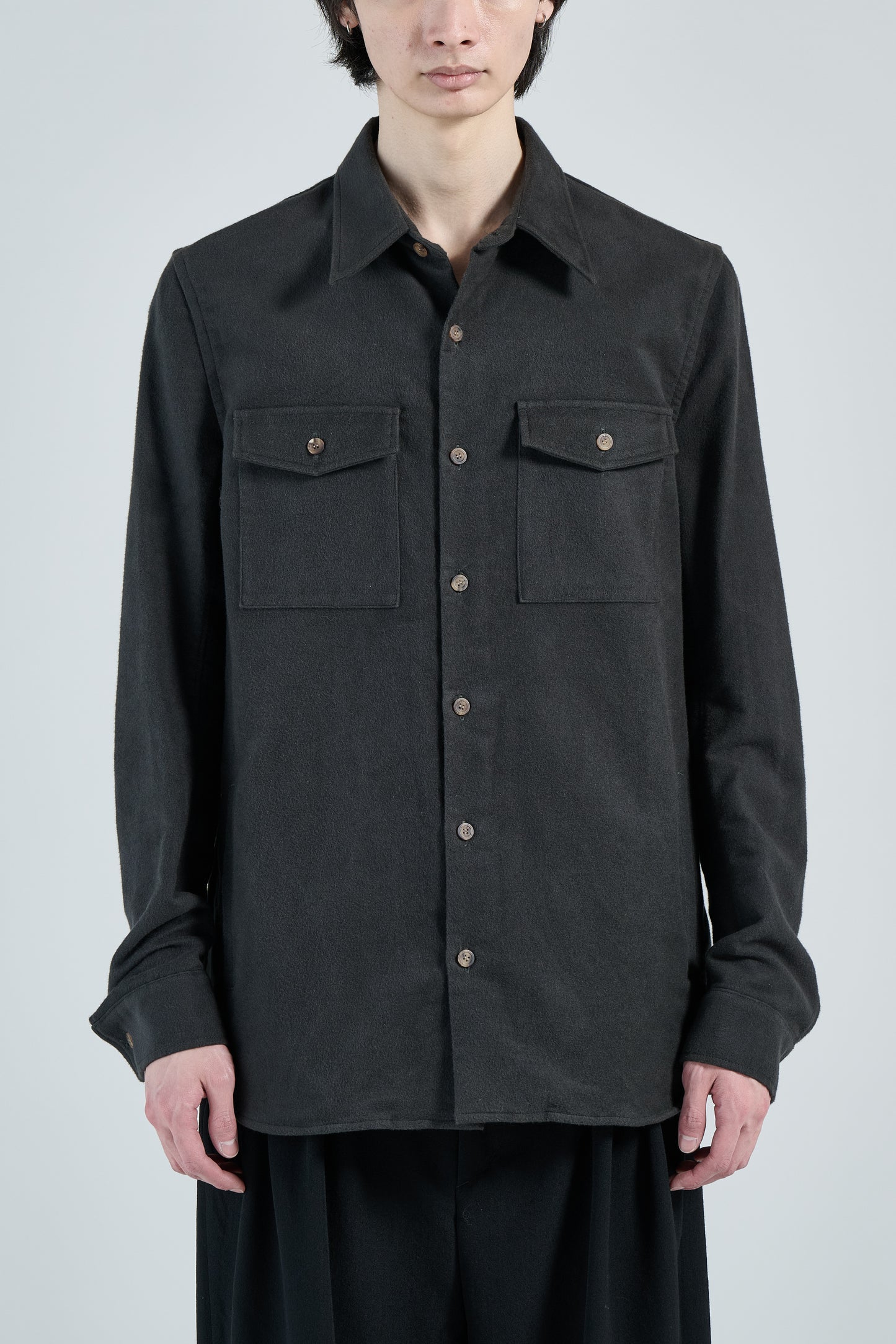 《予約商品》【FRACTION】UTILITY SHIRT(COTTON/SILK)