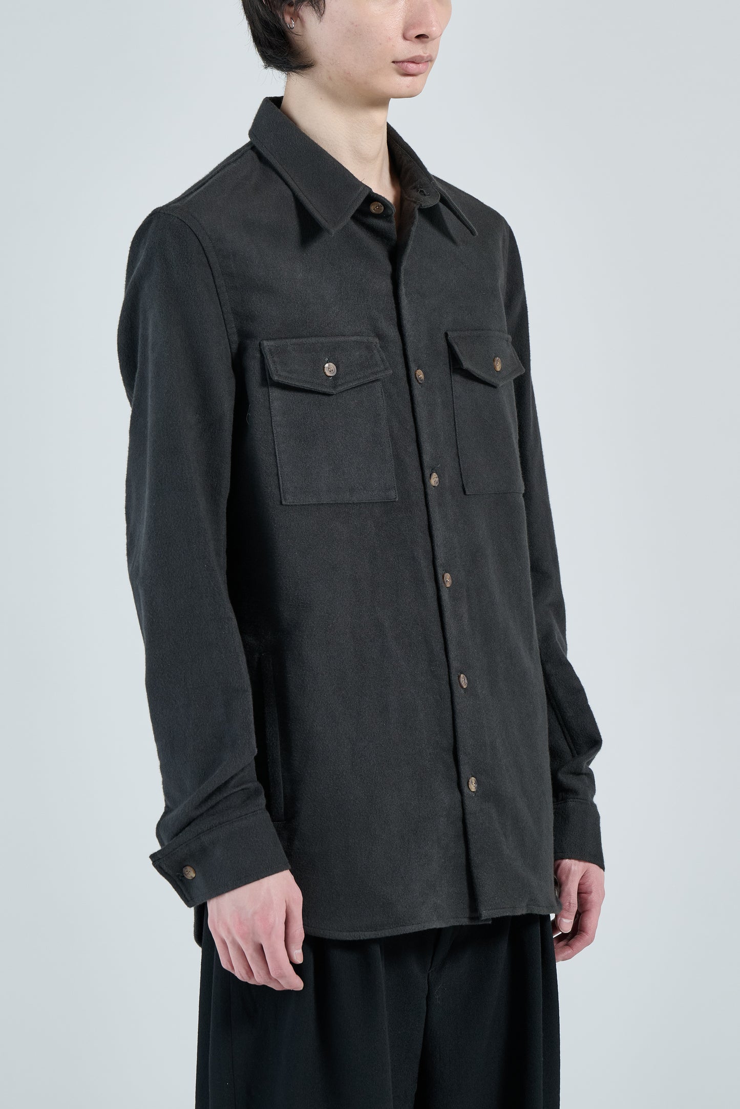 《予約商品》【FRACTION】UTILITY SHIRT(COTTON/SILK)