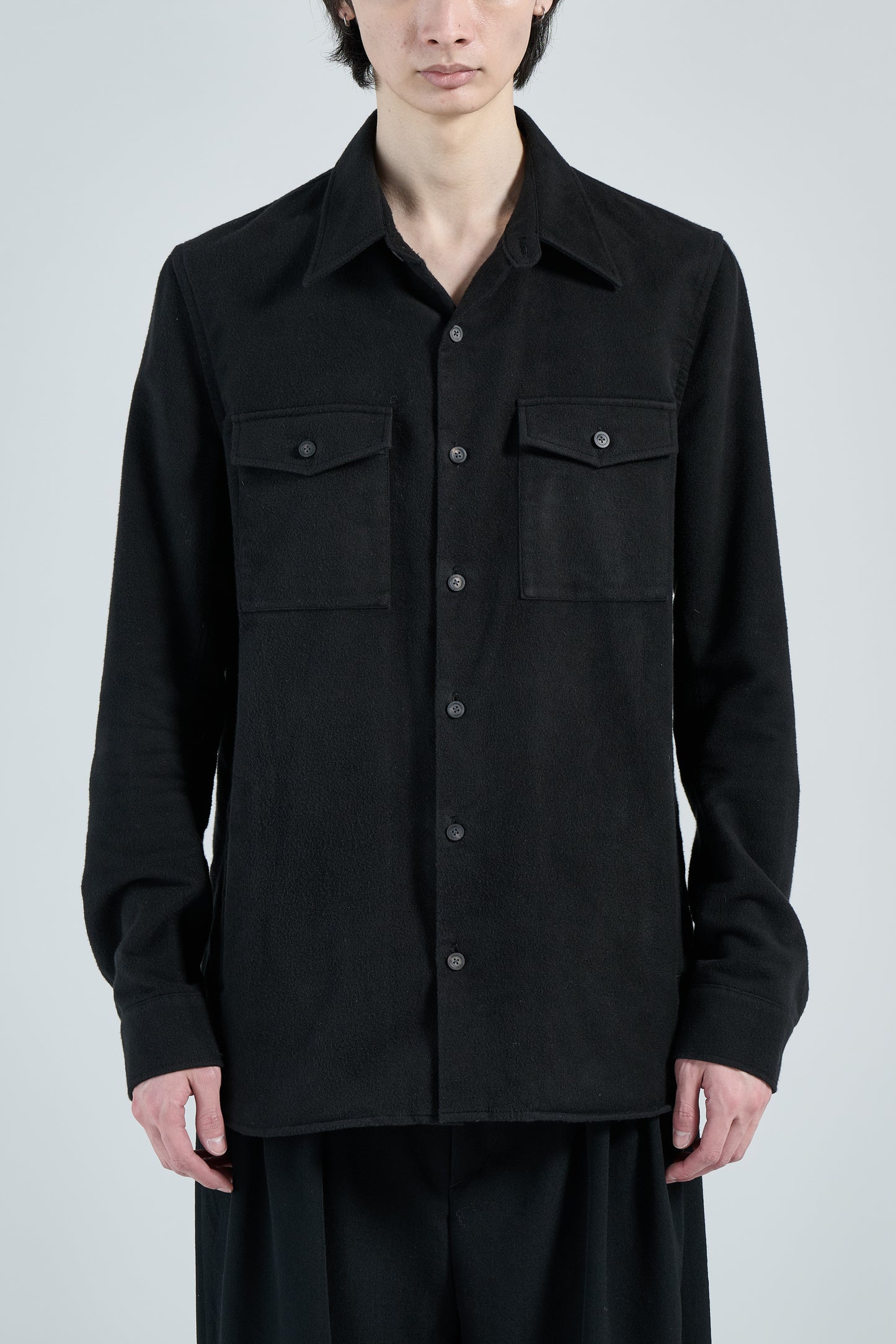 《予約商品》【FRACTION】UTILITY SHIRT(COTTON/SILK)