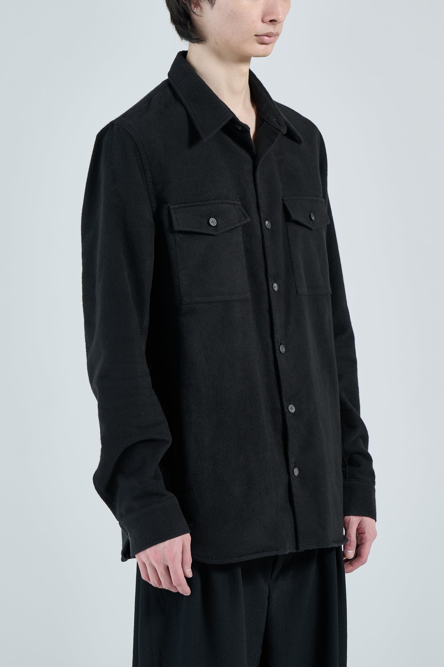 《予約商品》【FRACTION】UTILITY SHIRT(COTTON/SILK)