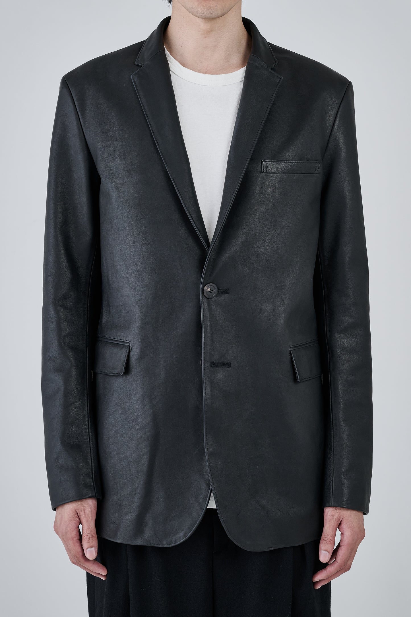 《予約商品》【FRACTION】NEW CAVE BLAZER(KIP LEATHER)