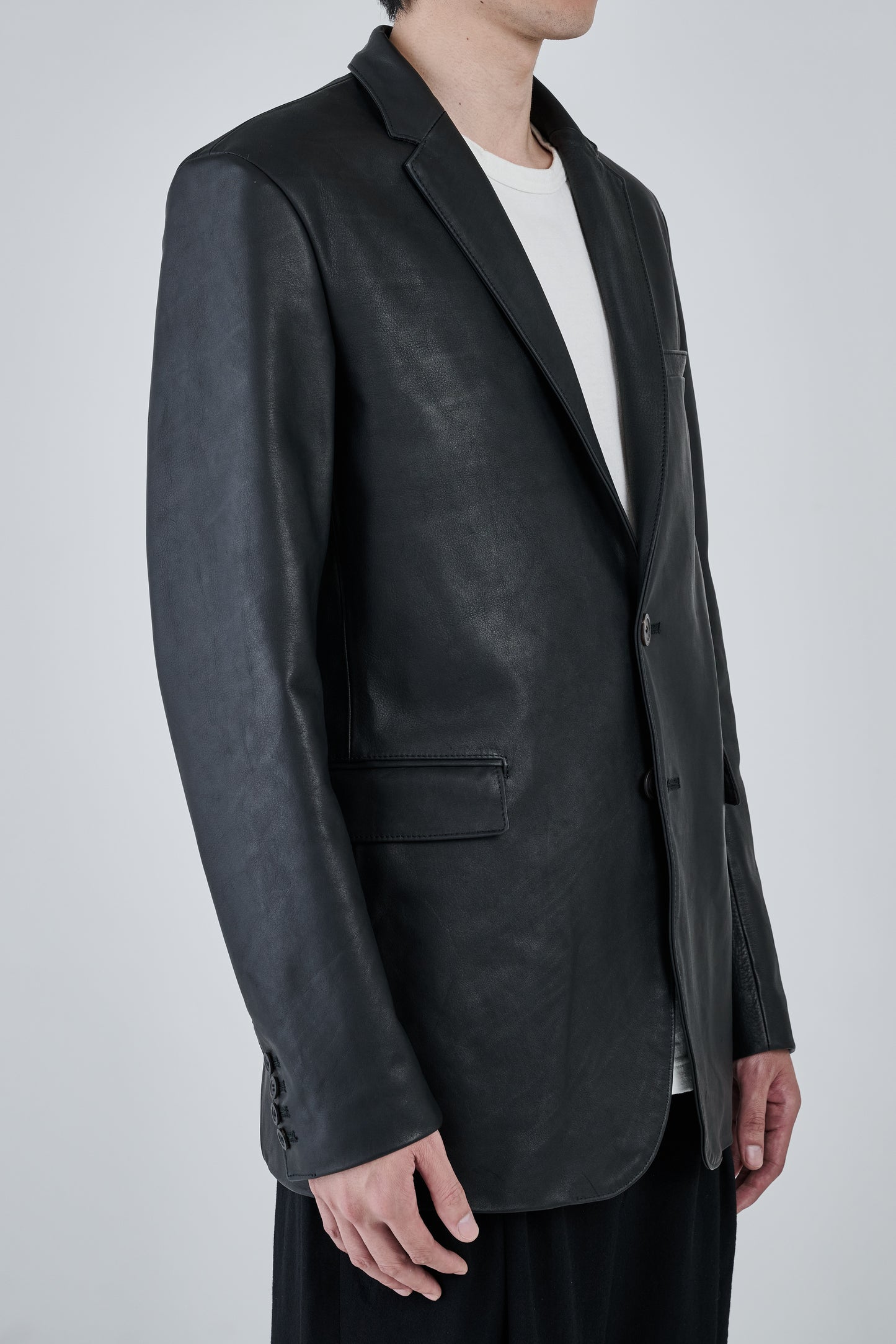 《予約商品》【FRACTION】NEW CAVE BLAZER(KIP LEATHER)