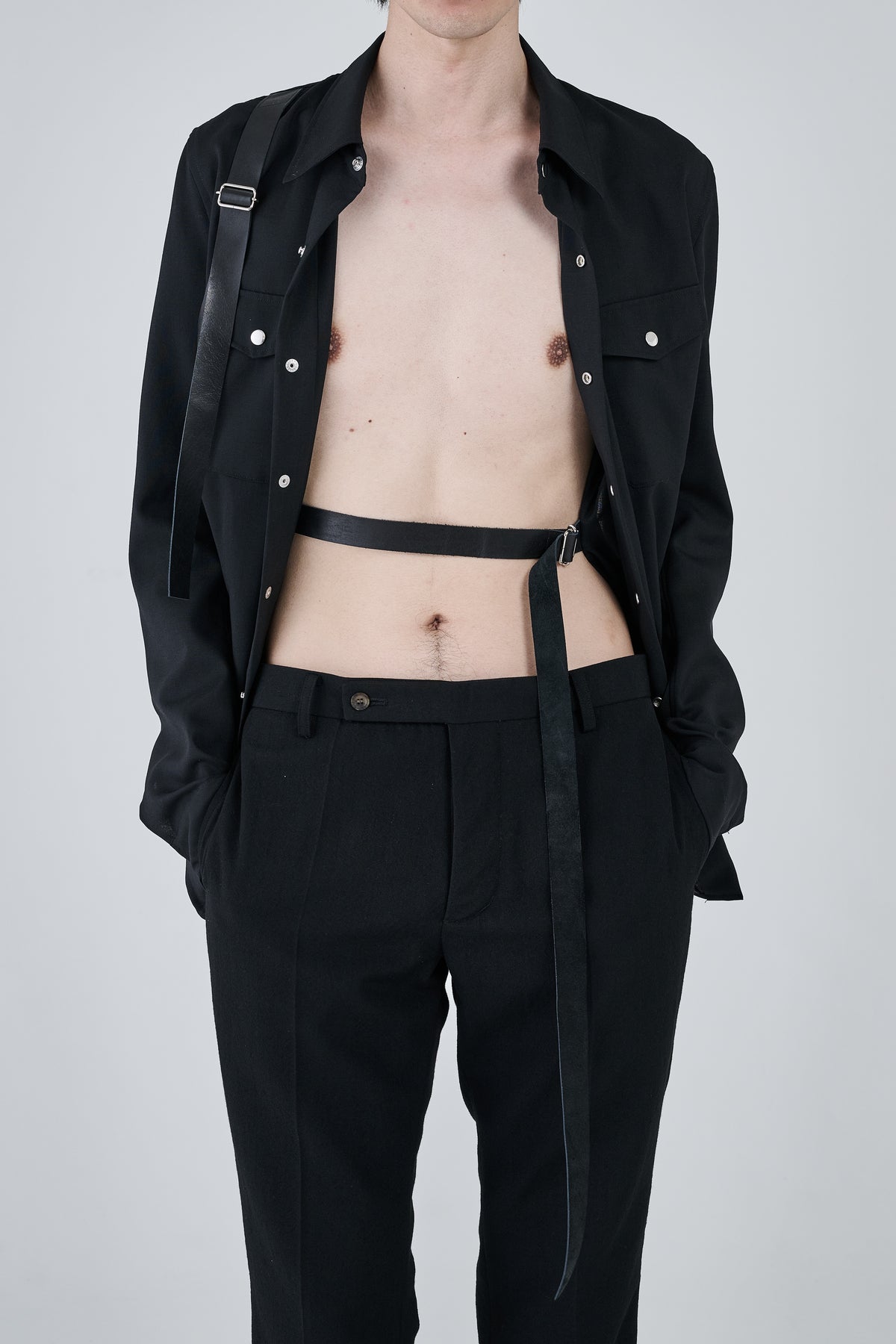 《予約商品》【FRACTION】BONDAGE UTILITY SHIRT