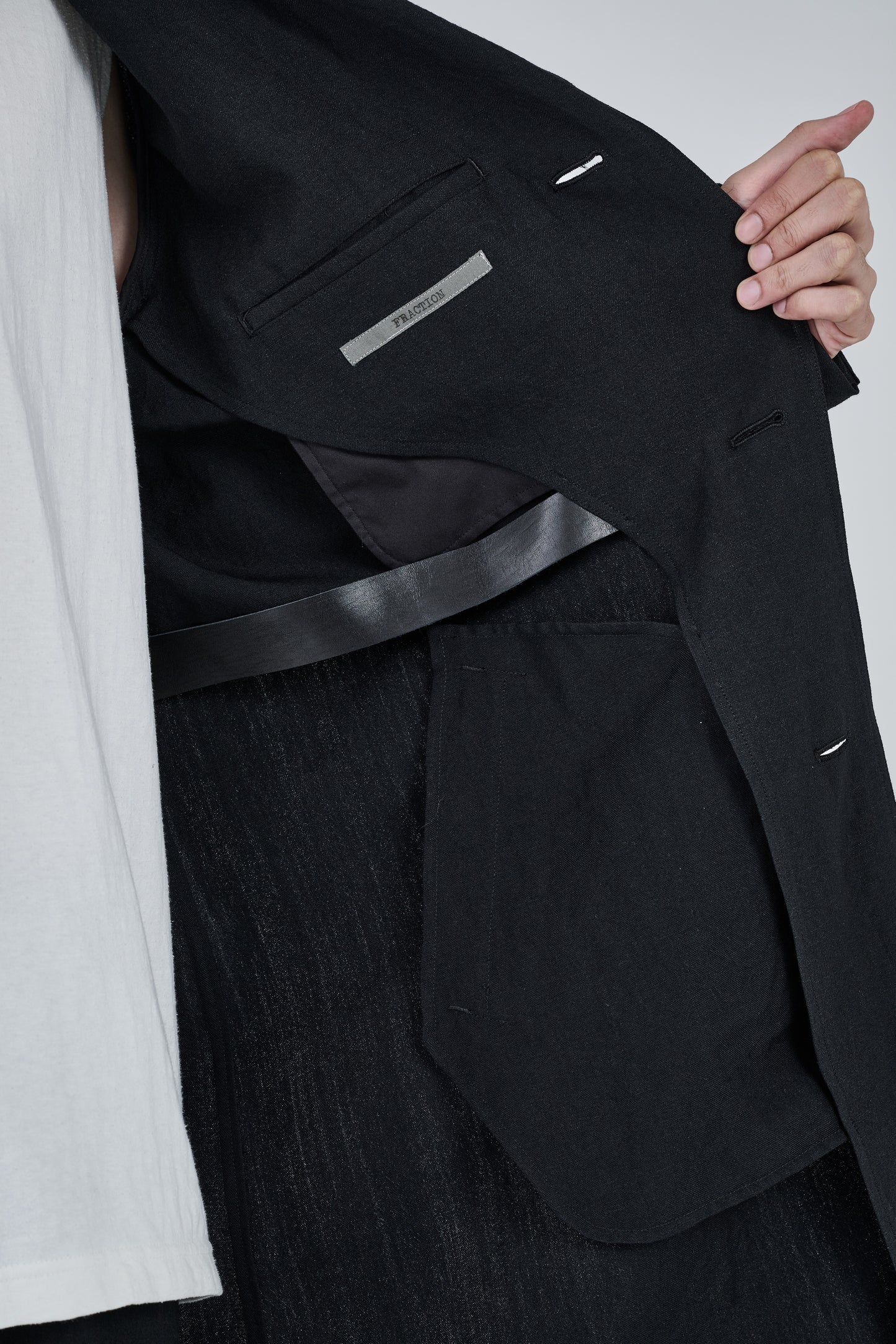 《予約商品》【FRACTION】WG MOTERCYCLE COAT(BLACK)