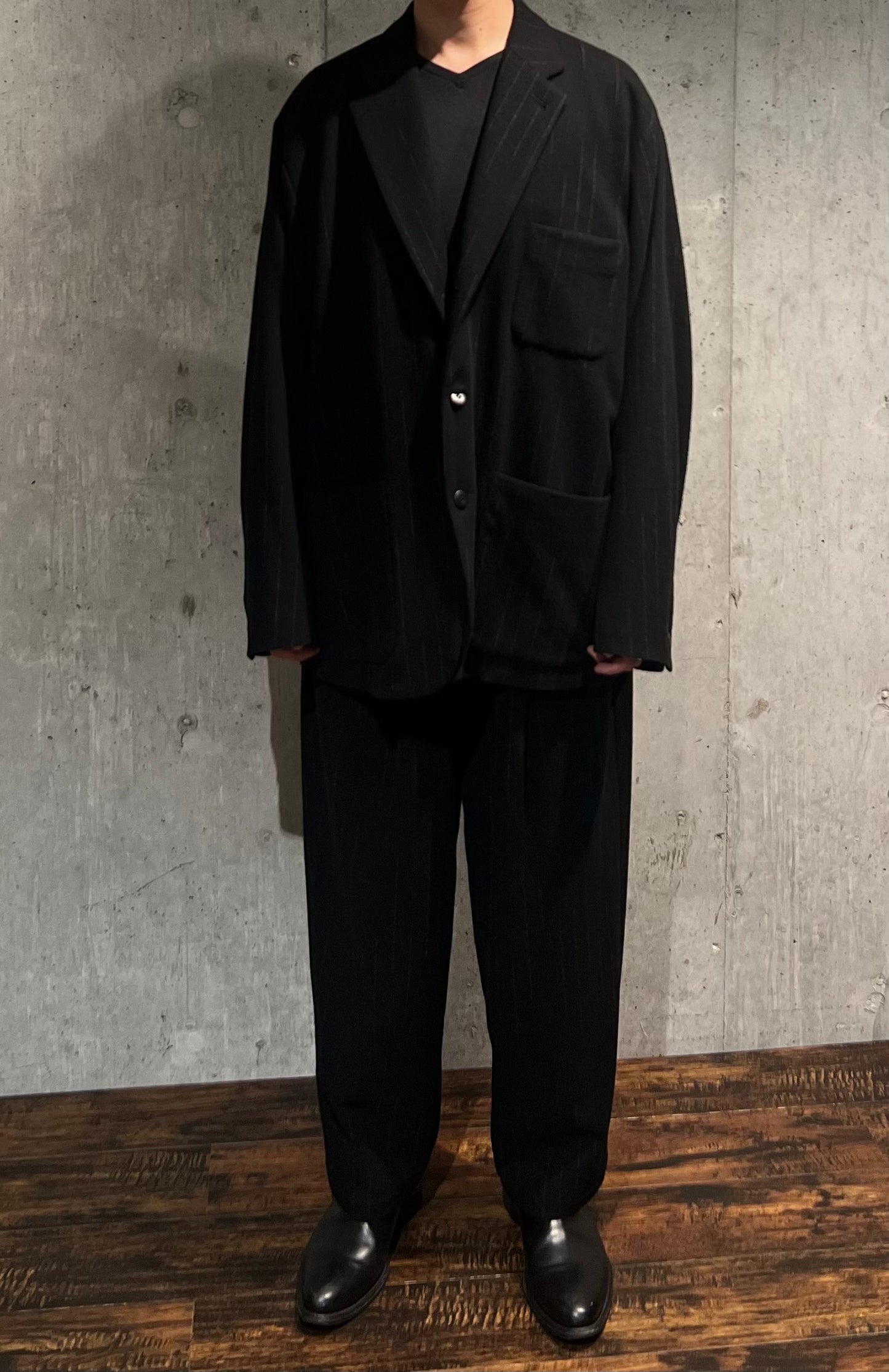 【YOKO SAKAMOTO】DOUBLE PLEATED WIDE EASY PANTS