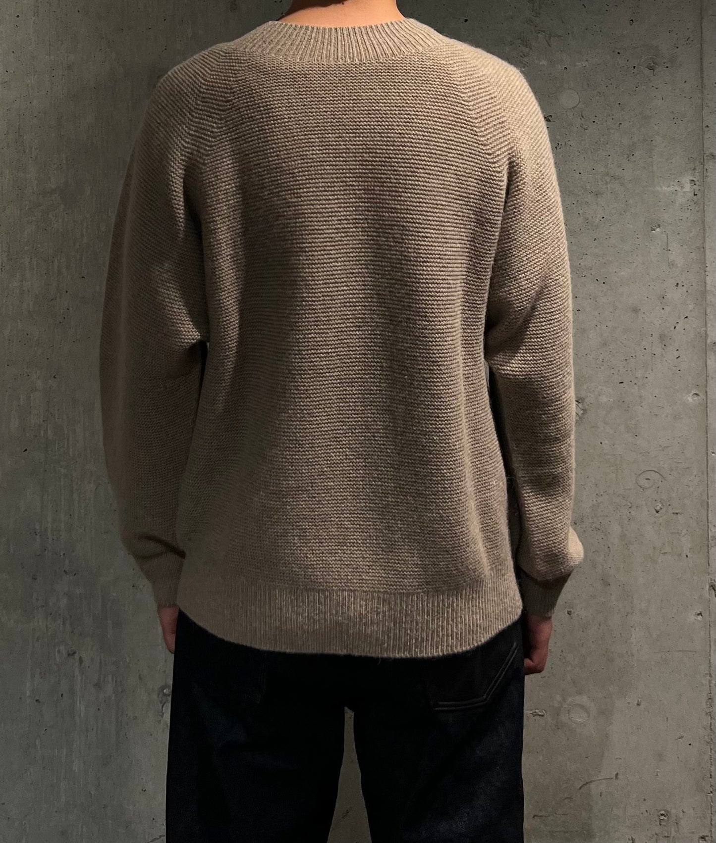 【MITTAN】アルパカウールセーター　薄茶