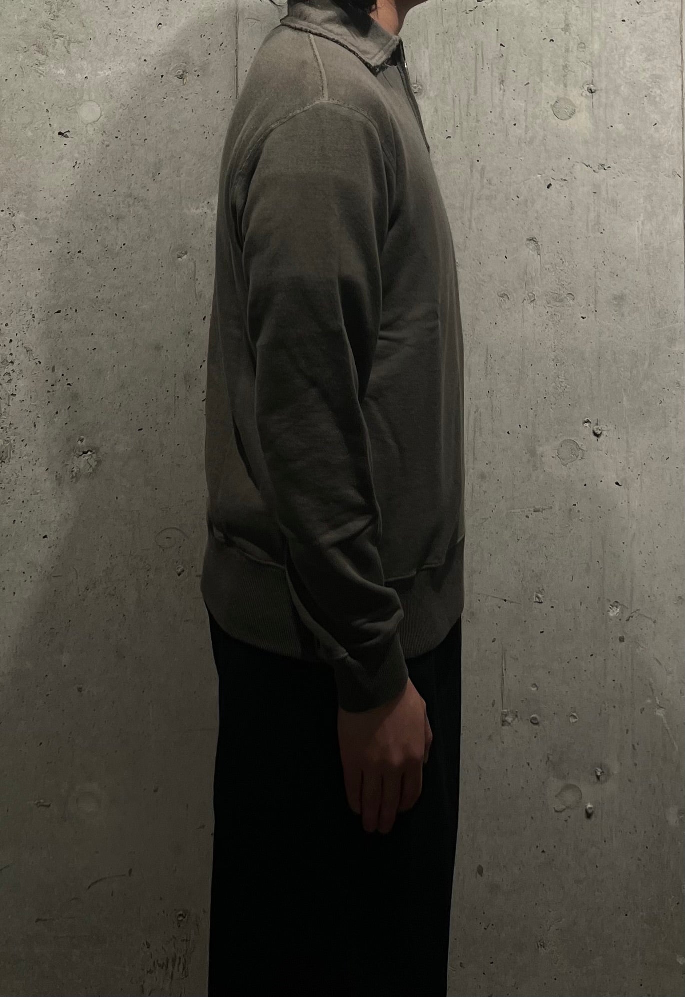 【Slopeslow】half zip top (carbon)