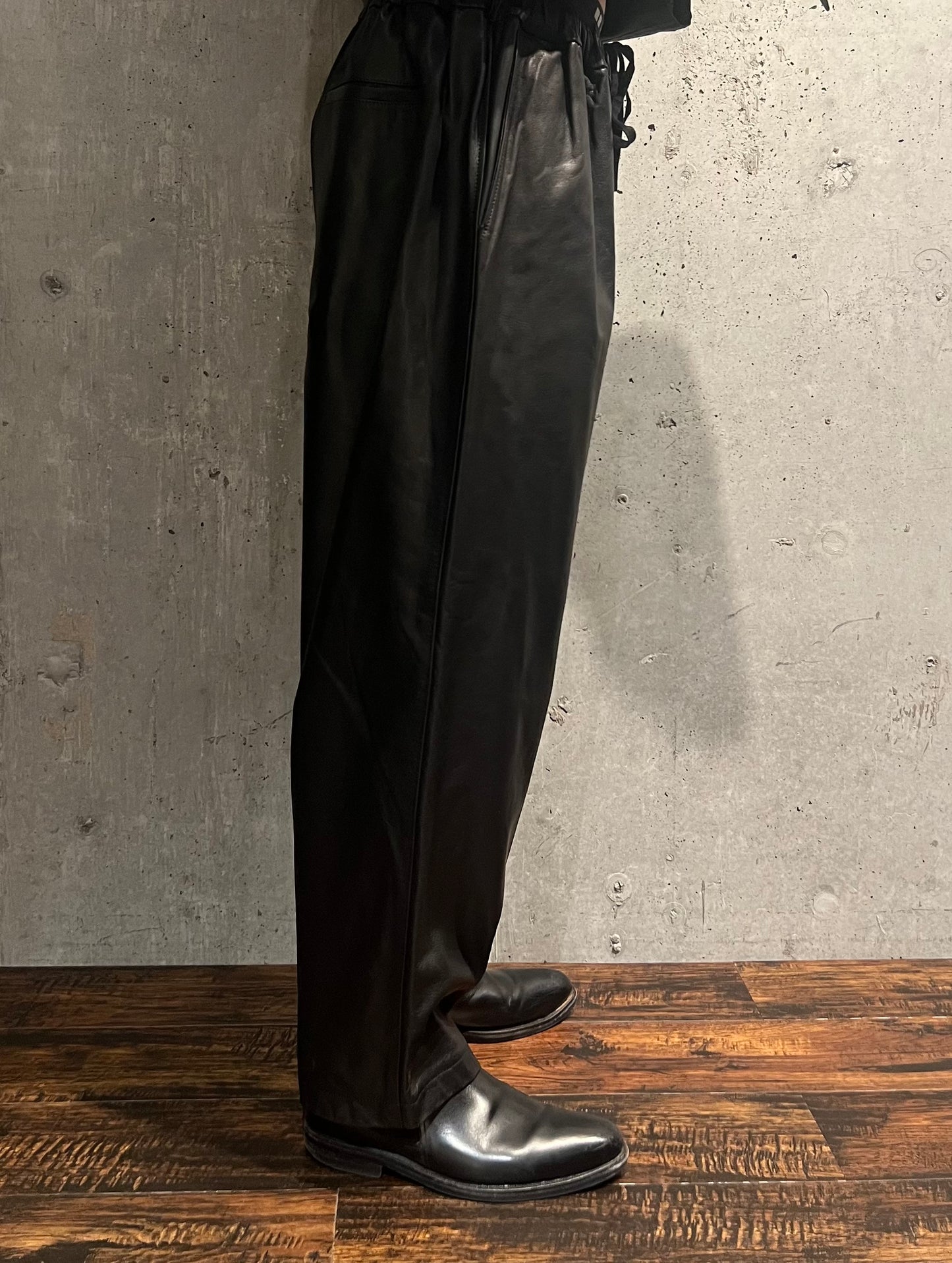 【YOKO SAKAMOTO】WIDE EASY PANTS(BLACK-FG)