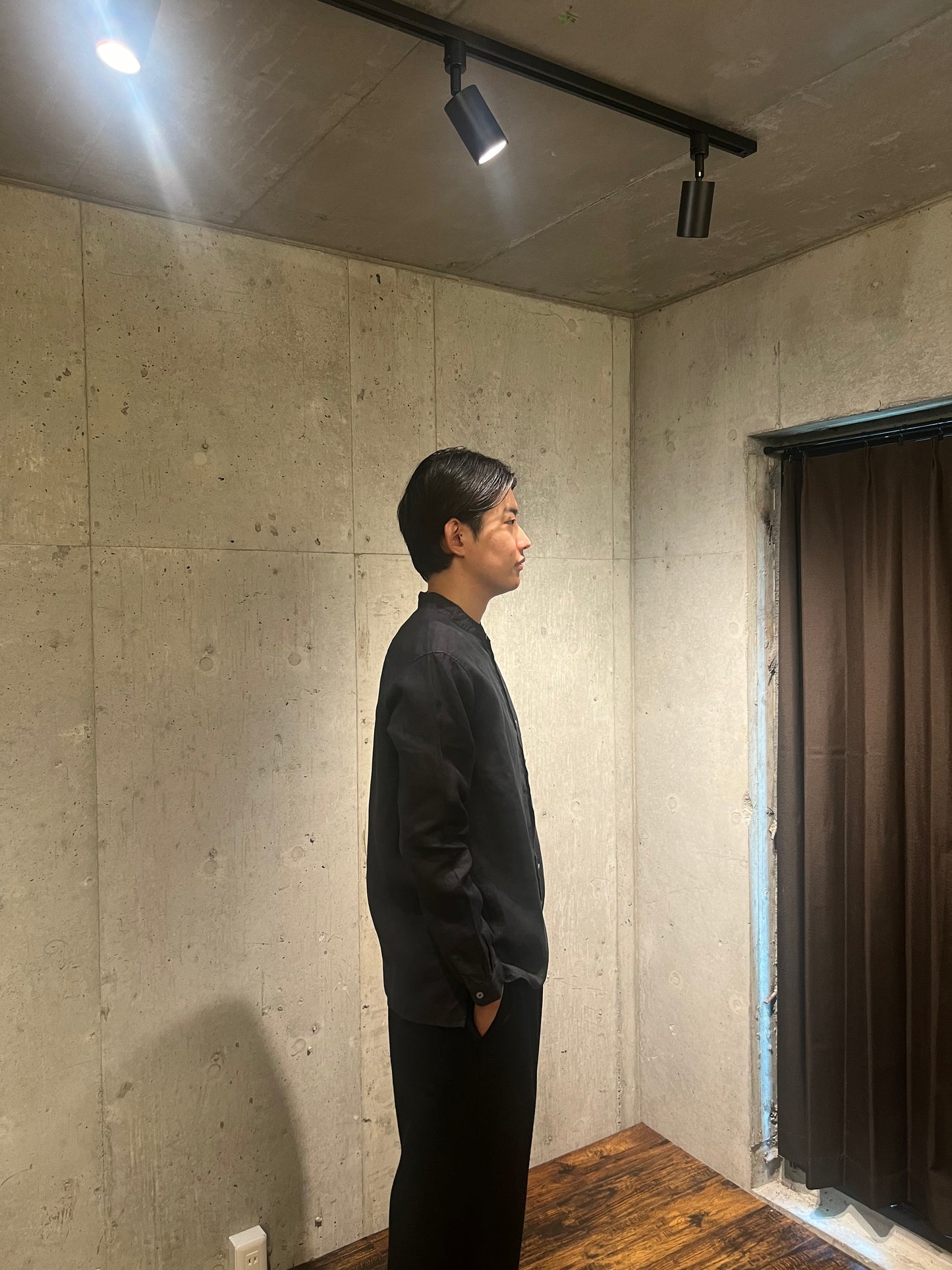 【MITTAN】大麻シャツ 墨黒