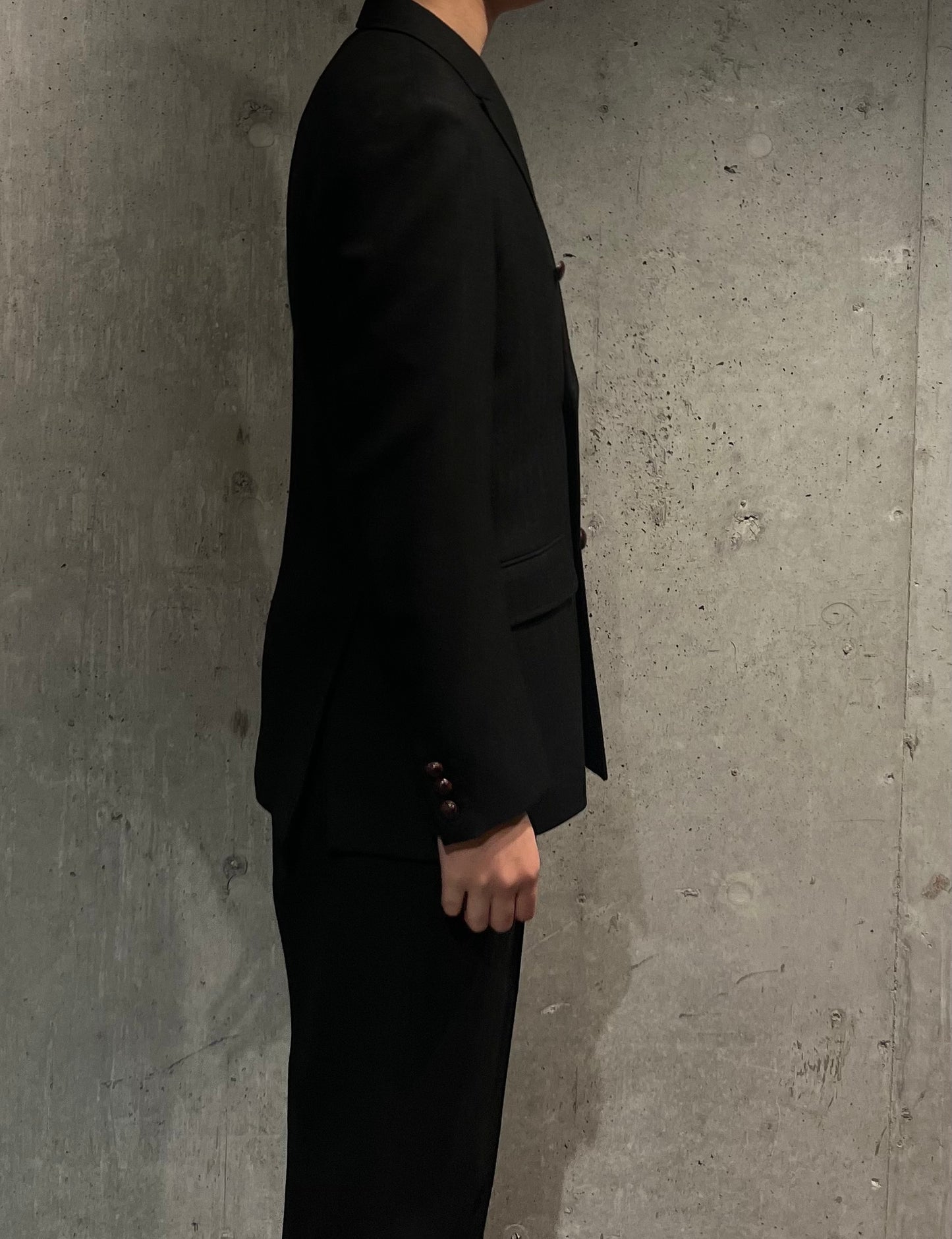 【Urig】ALPACA SAXONY GLÜCK JACKET FHL (BLACK)