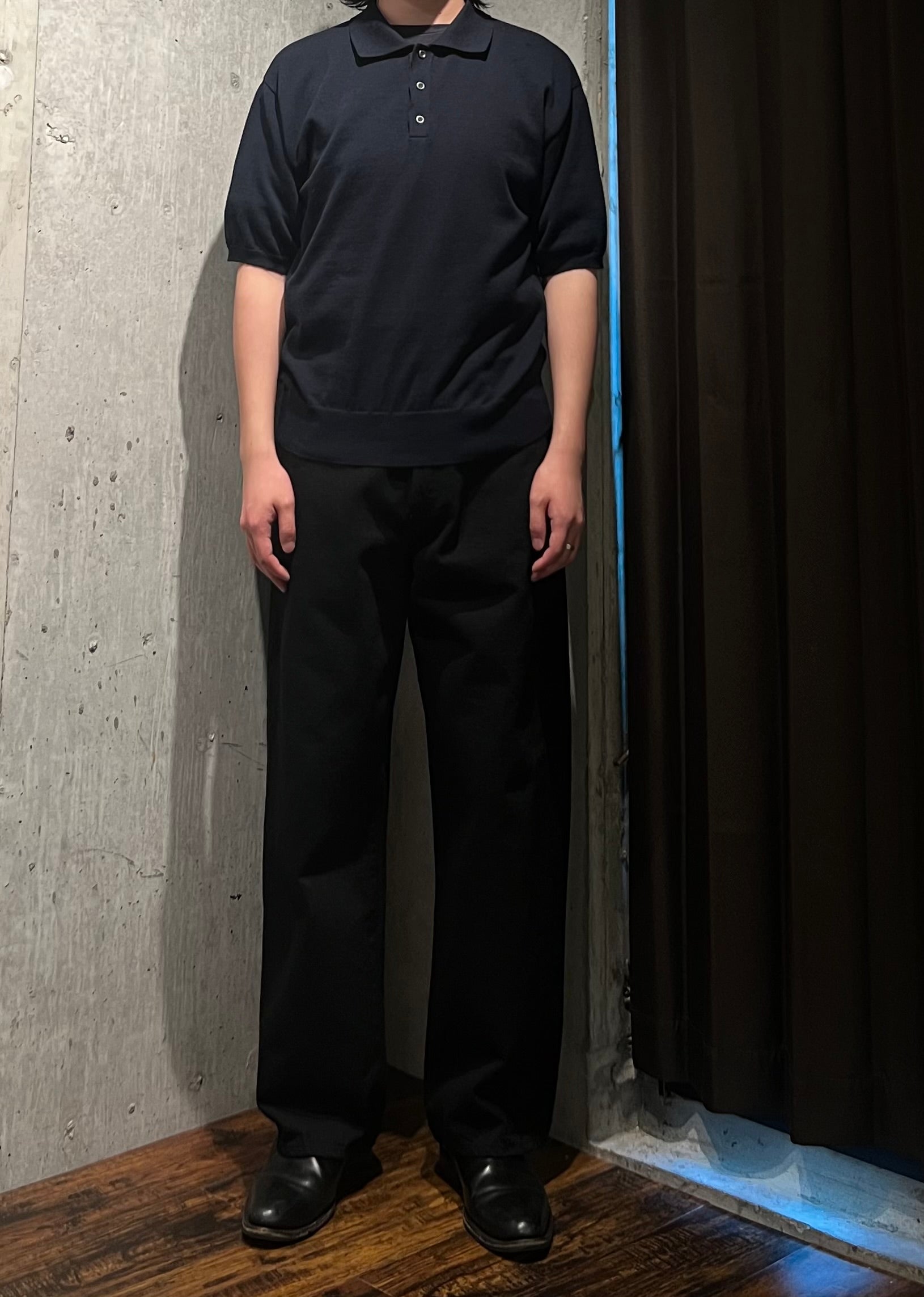 YOKO SAKAMOTO】5POCKET STRAIGHT PANTS (BLACK) – NOUNZ