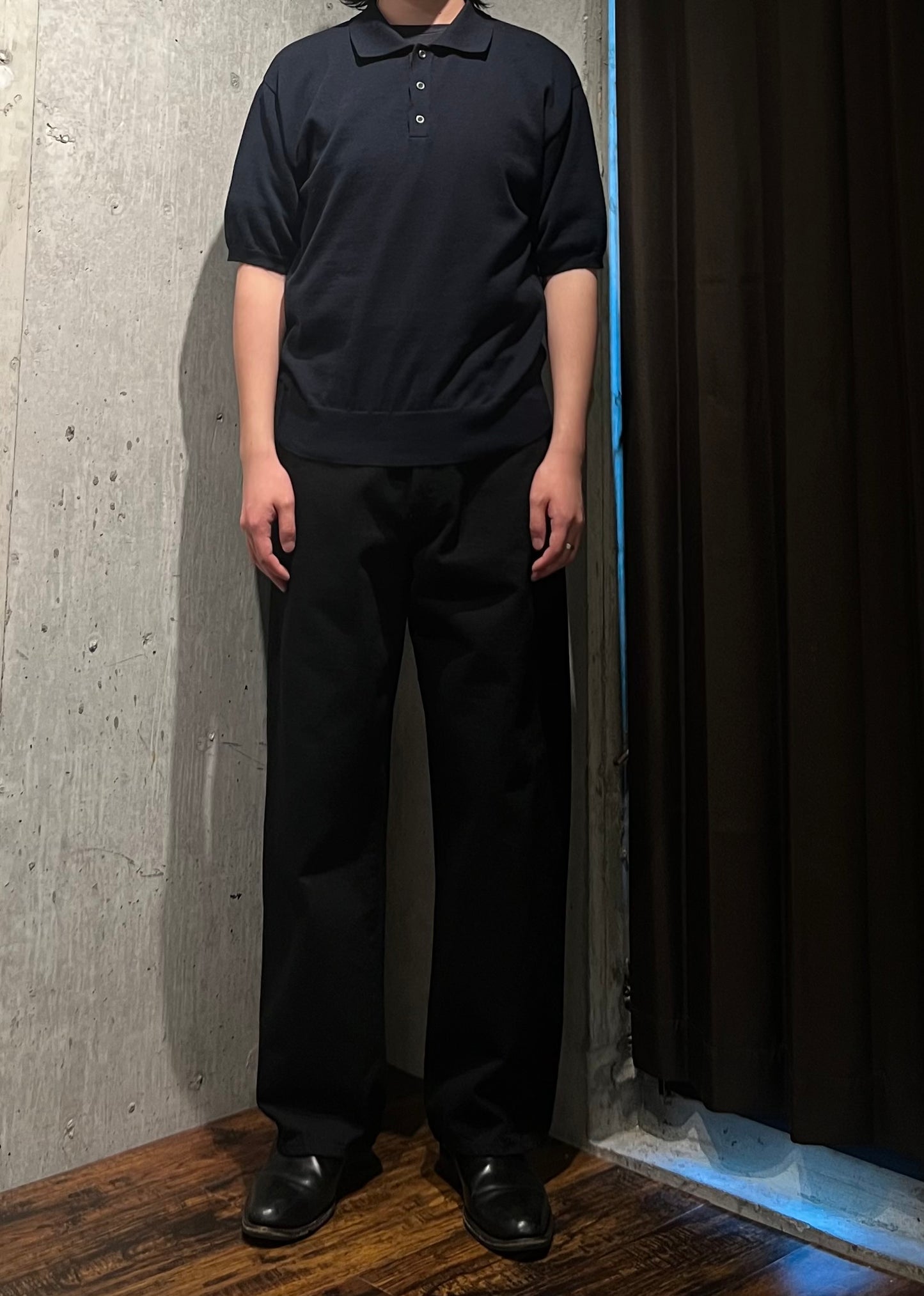 【YOKO SAKAMOTO】5POCKET STRAIGHT PANTS (BLACK)