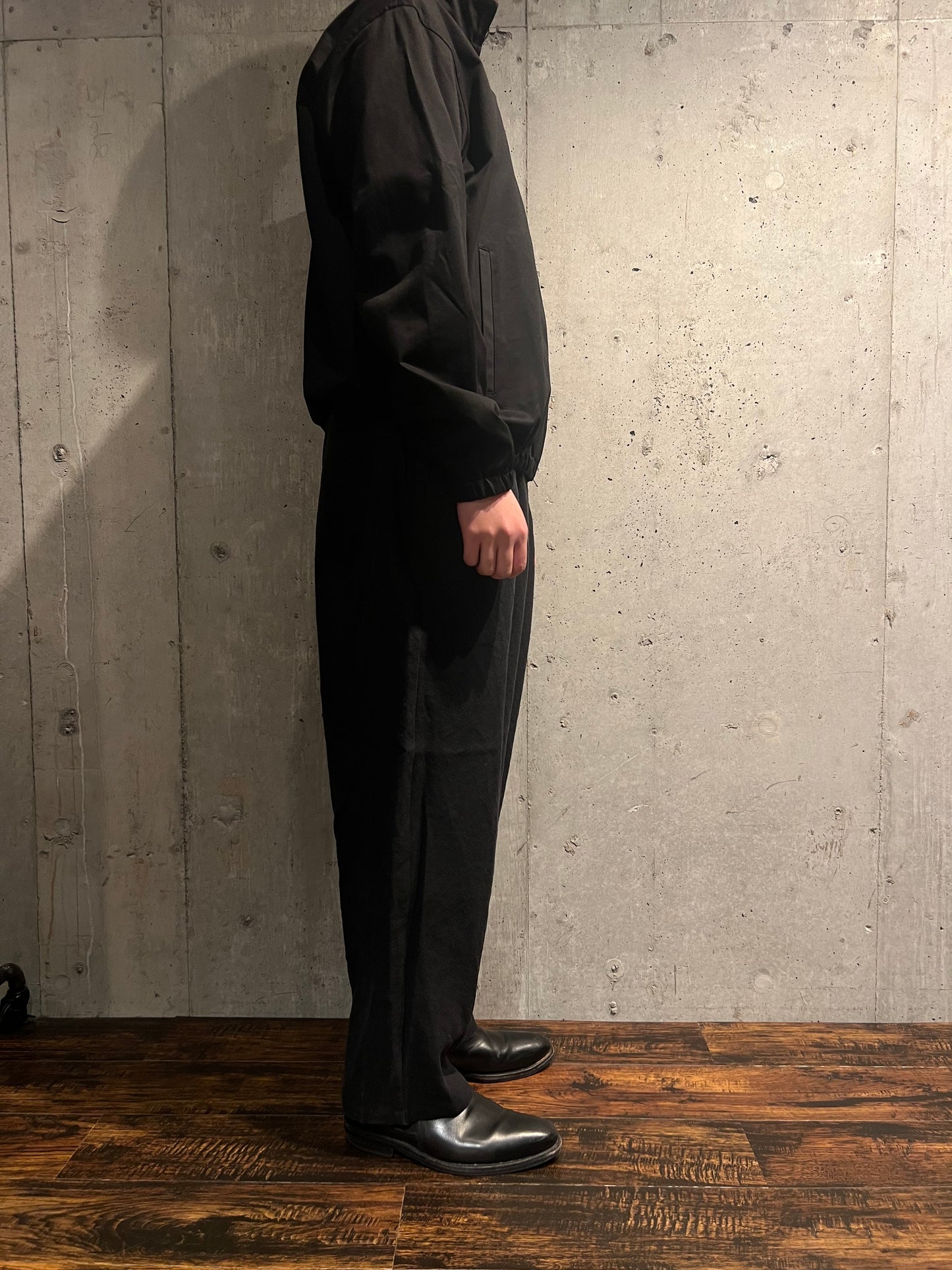 【YOKO SAKAMOTO】WIDE EASY PANTS(BLACK)