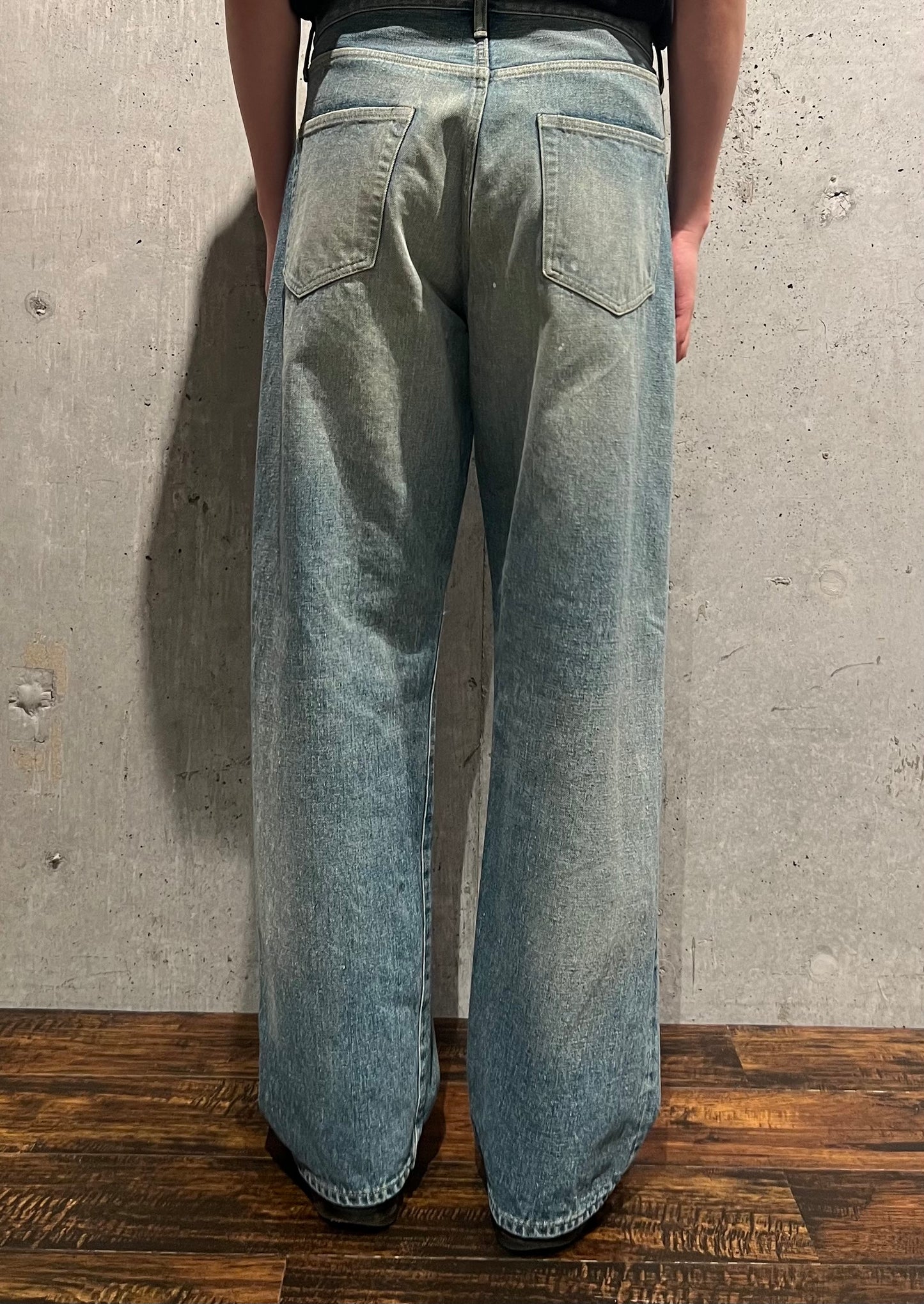 【YOKO SAKAMOTO】5POCKET STRAIGHT PANTS (FADE INDIGO)