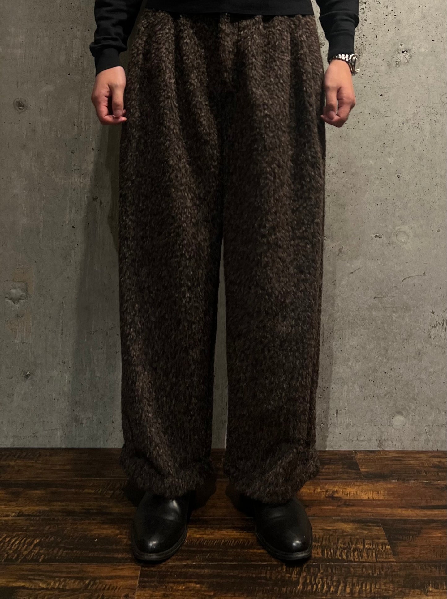 【Urig】ALPACA SHAGGY 3TUCK PT HL