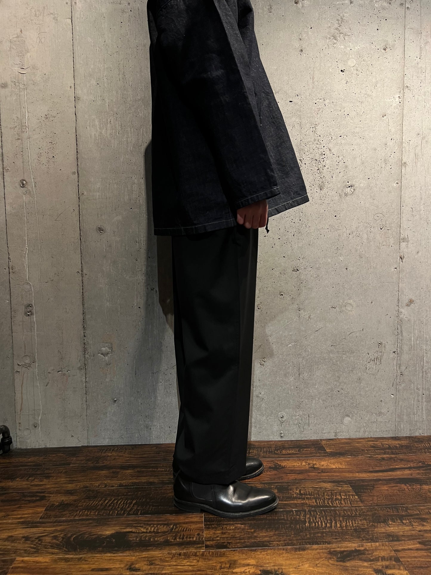 【MITTAN】エアリーウールワイド　黒